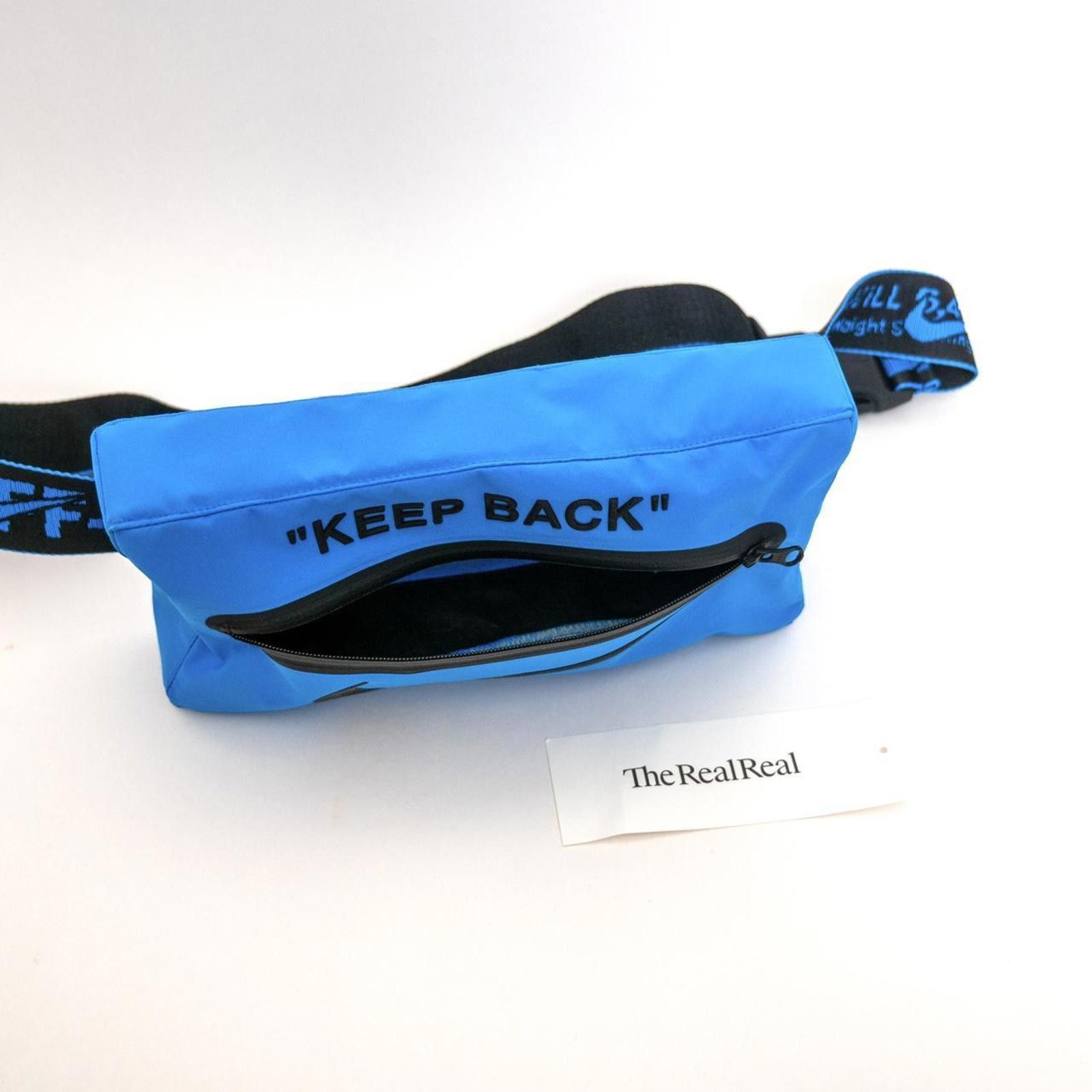 Nike Nike x Off-White KEEP BACK Fanny Pack Blue Logo Strap Size ONE SIZE - 5 Thumbnail