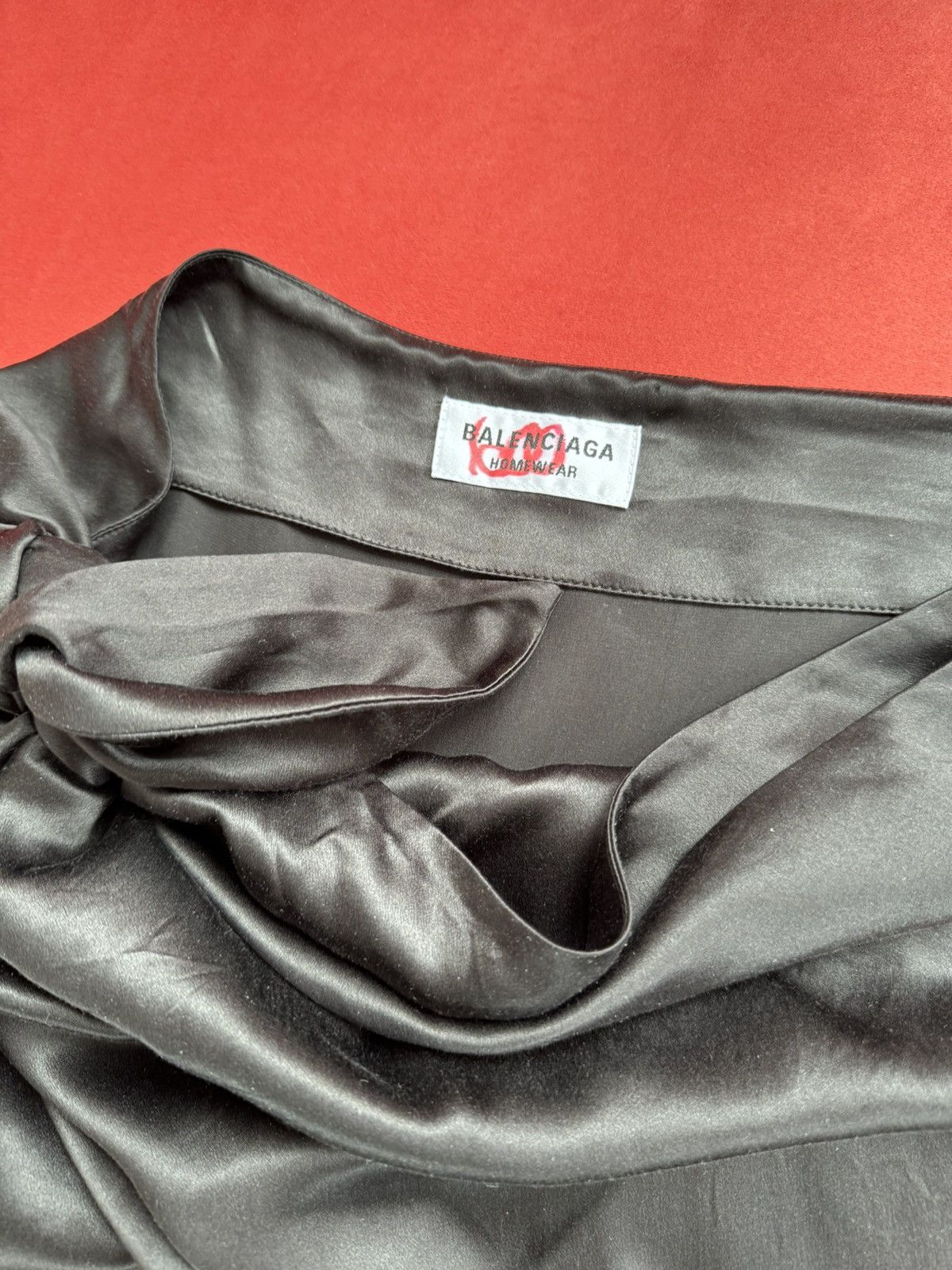 Balenciaga Balenciaga silk black wrap skirt, size 42 It, M int Size 28" / US 6 / IT 42 - 7 Thumbnail