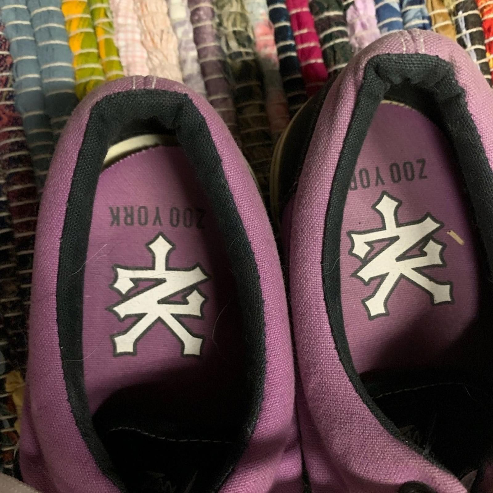 Zoo York Zoo York Women's Purple and Black Sneakers Size US 6 / EU 39 - 2 Thumbnail
