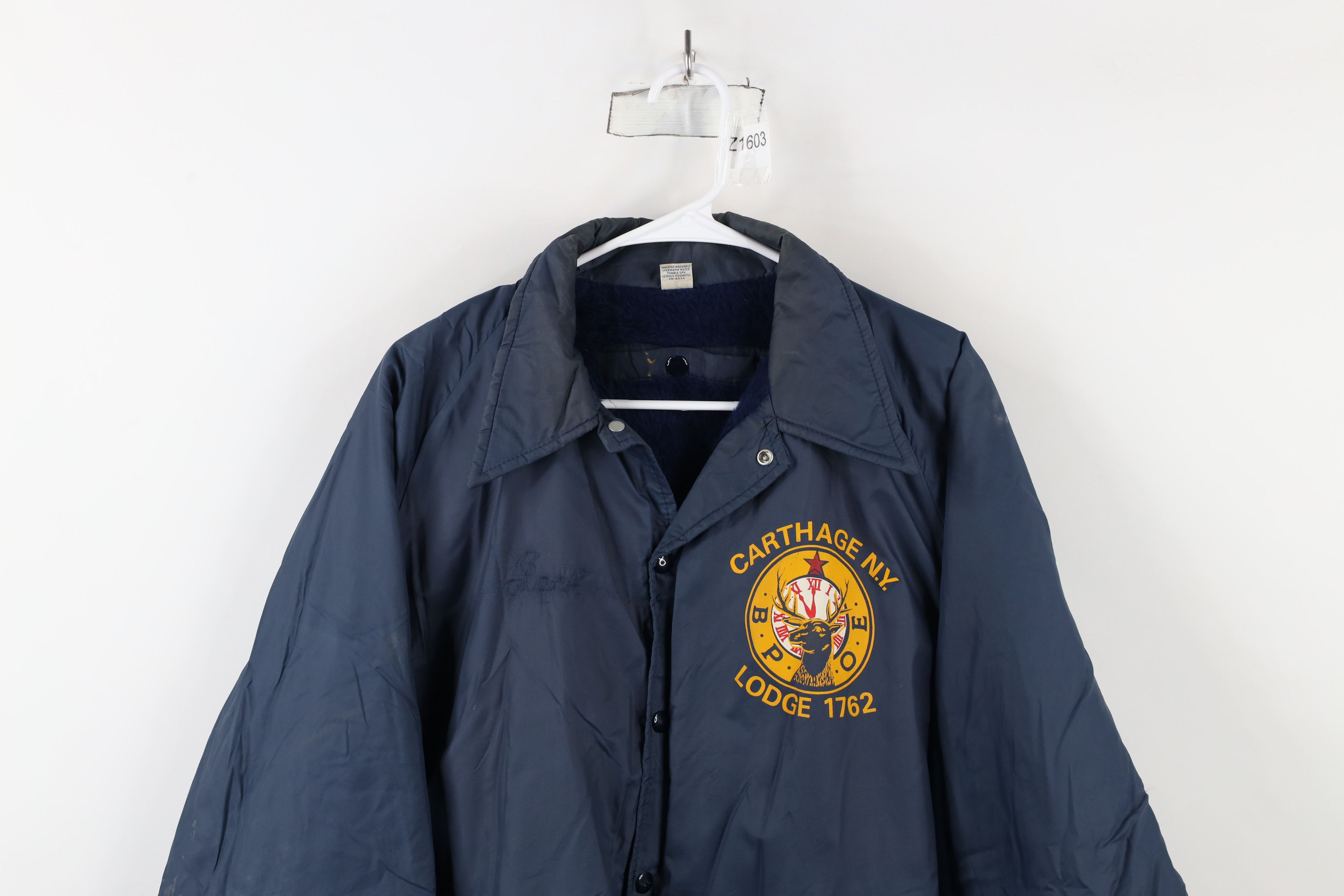 Vintage Vintage 70s Carthage of the Elks BPOE Coaches Jacket USA Size US XL / EU 56 / 4 - 2 Thumbnail