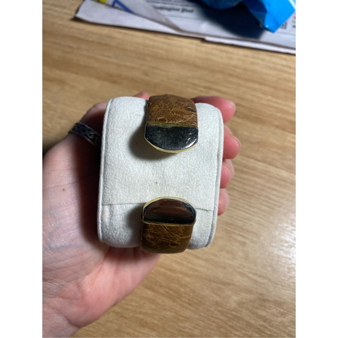 Other GG Ostrich-Like Leather Wristwatch Watch Size ONE SIZE - 3 Thumbnail