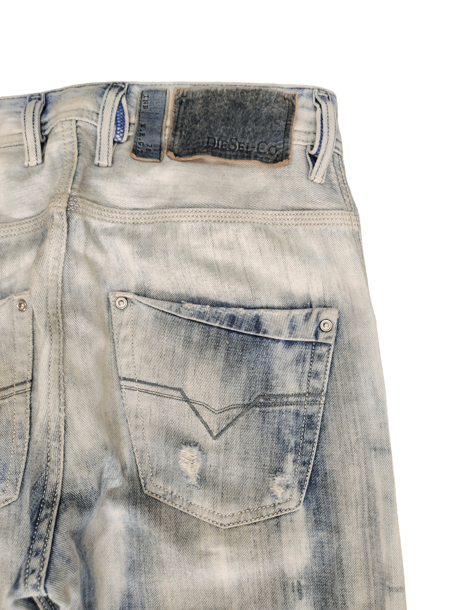 Diesel Vintage Y2k Diesel Krooley Regular Slim Carrot Denim Pants Size US 29 - 10 Thumbnail