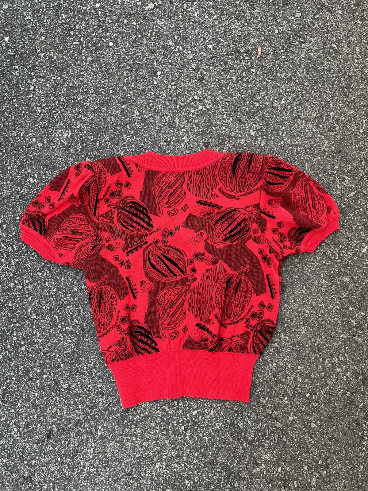 Yves Saint Laurent 90s Knitted Sweater (short sleeve) Size S / US 4 / IT 40 - 8 Thumbnail
