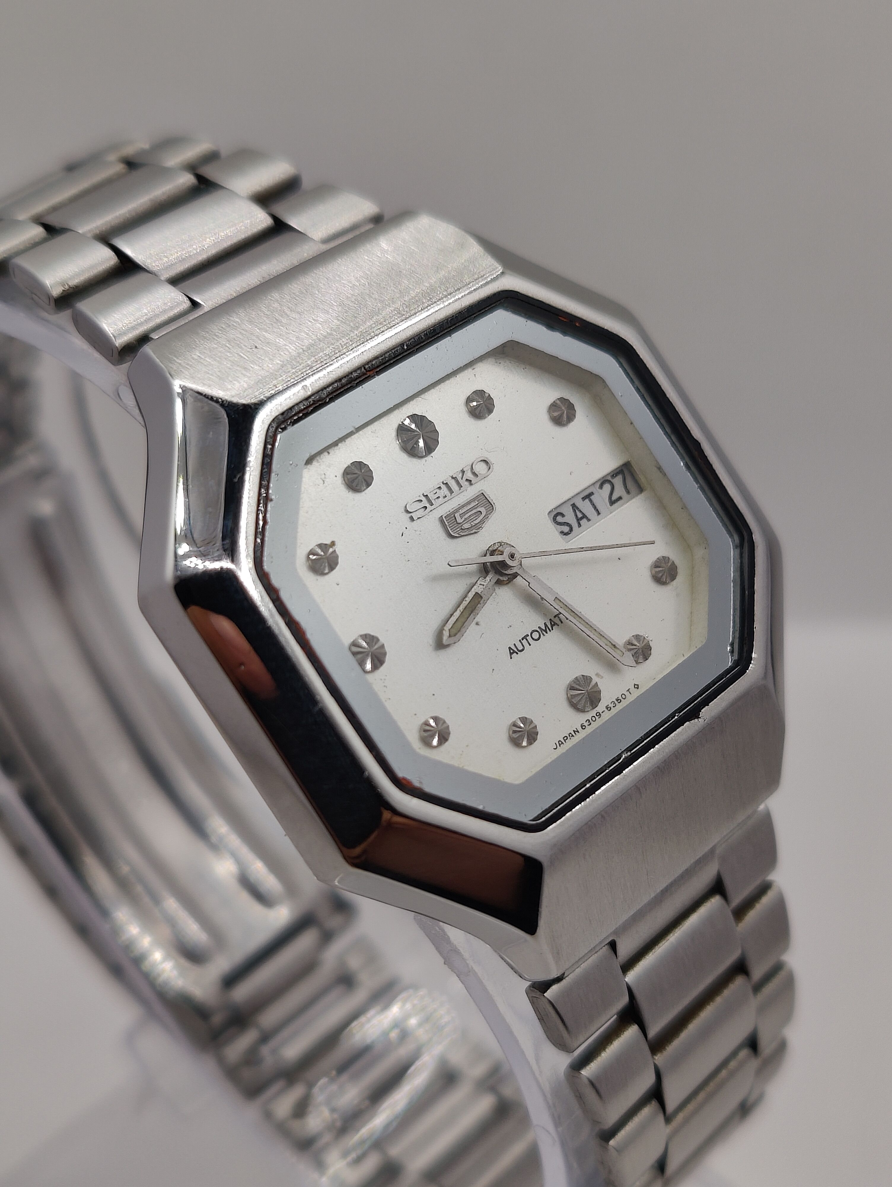 Seiko Seiko 5 Automatic Day/Date Men's wrist watch Japan Size 36 - 3 Thumbnail