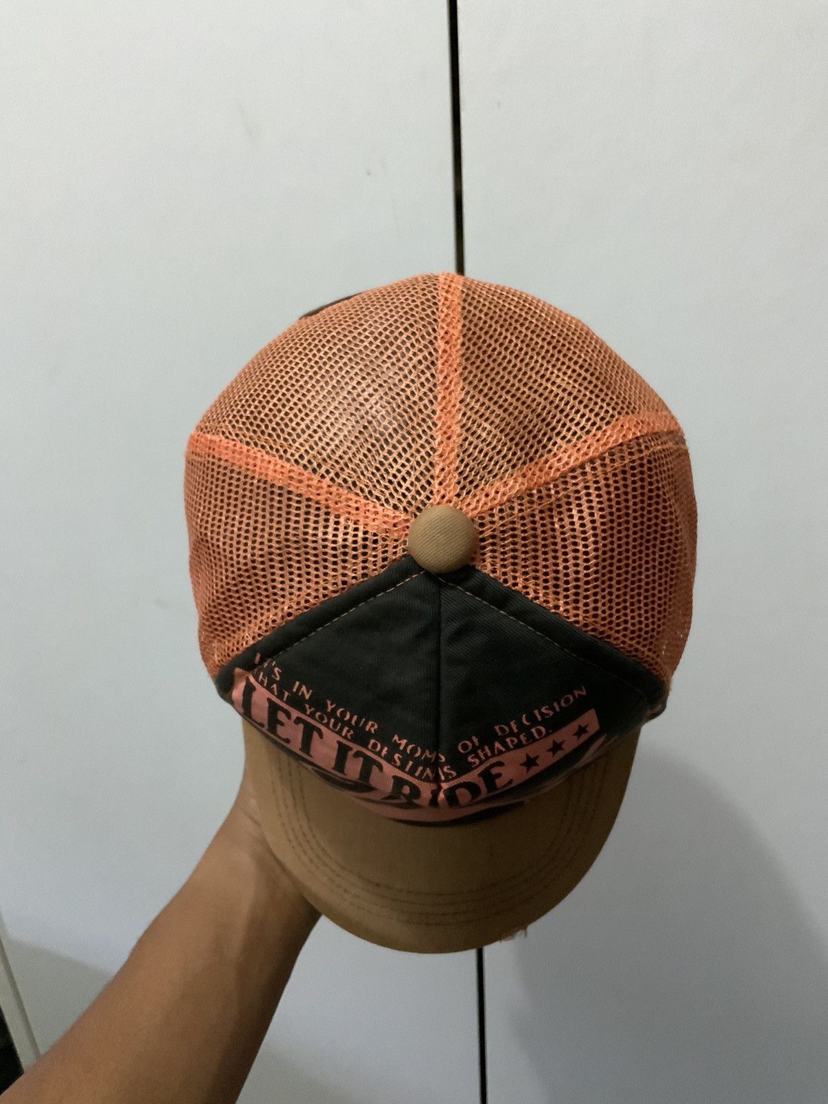 Japanese Brand Let It Ride Luck Destiny Trucker Hat Size ONE SIZE - 6 Thumbnail