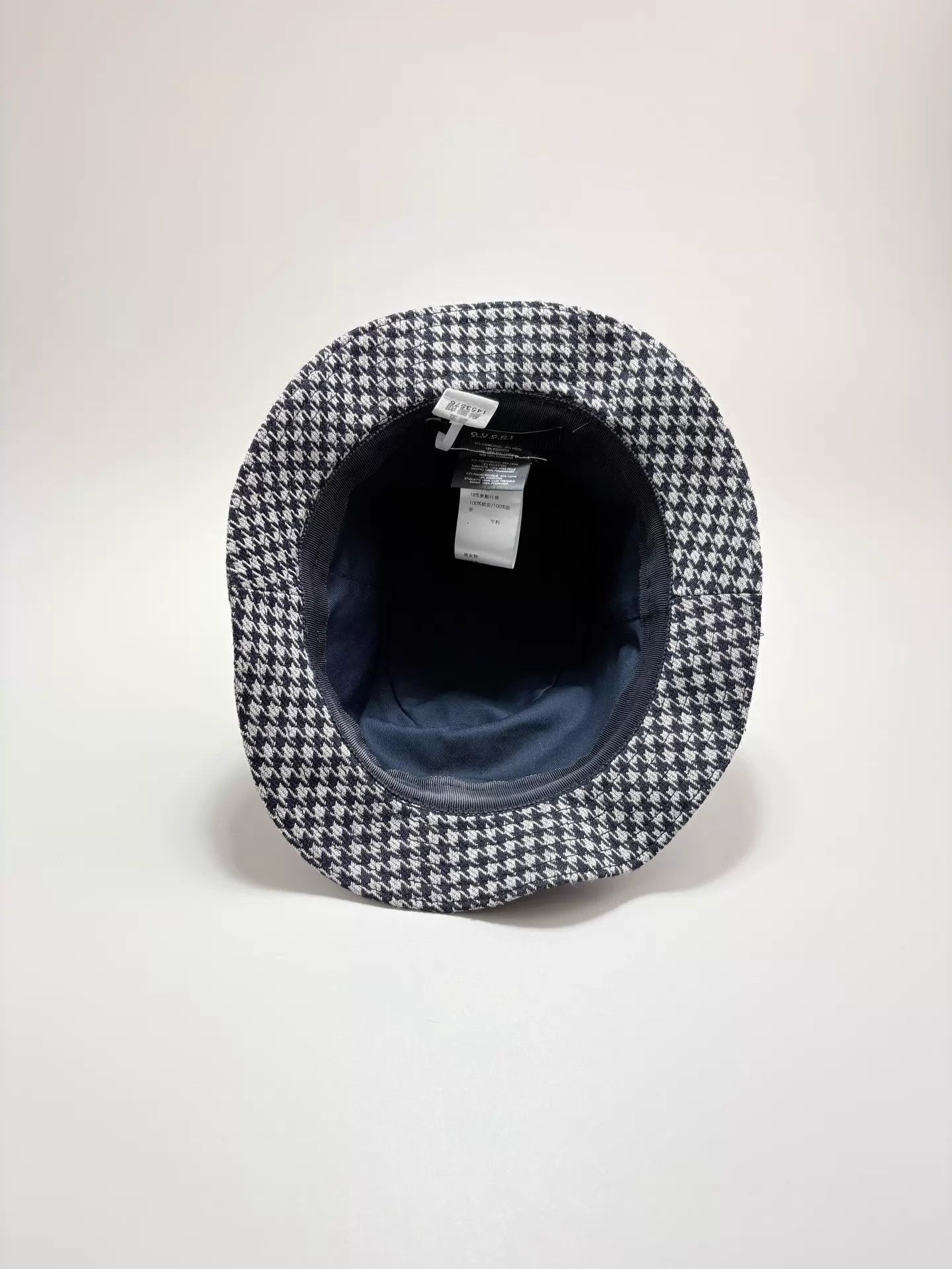 Gucci GUCCI Houndstooth Wool Bucket Hat K1 Size ONE SIZE - 2 Thumbnail