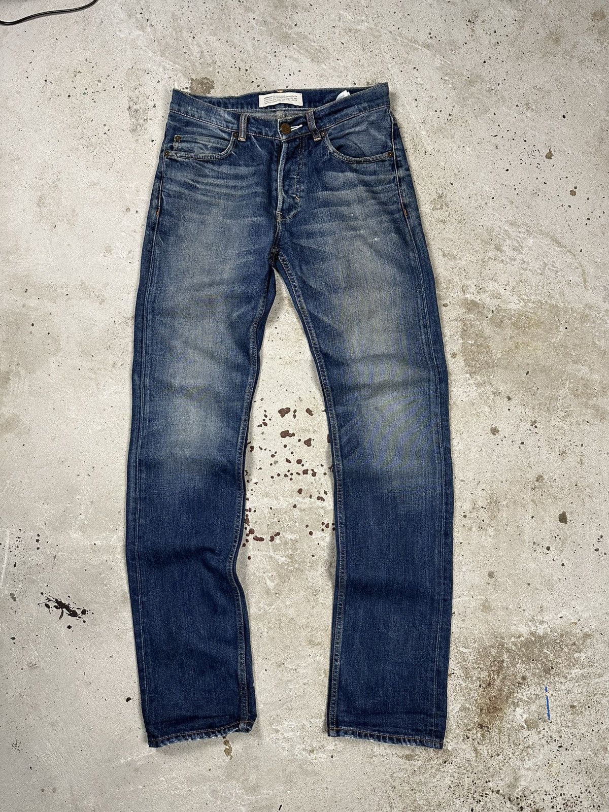 Adidas RARE Adidas Conductor Washed Navy Denim Pants Jeans y2k Size US 29 - 2 Thumbnail