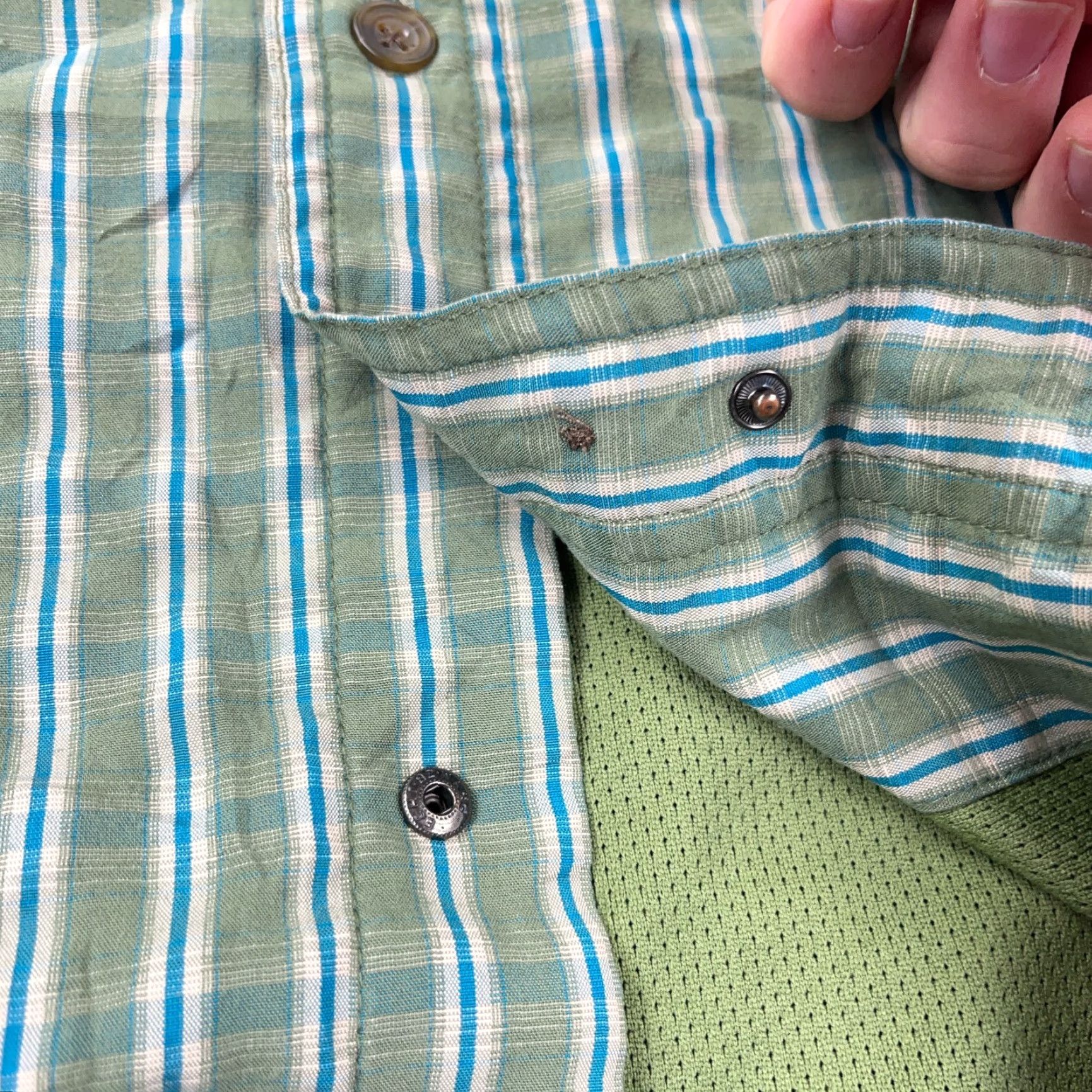 Vintage 5.11 Tactical Shirt Men L Green Plaid Button-Up Nylon Conceal Lined Size US L / EU 52-54 / 3 - 4 Thumbnail
