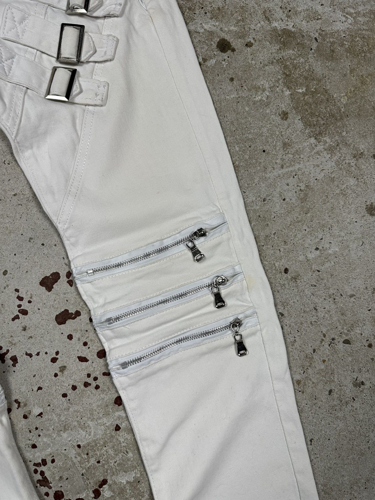 If Six Was Nine Vintage Y2K Japanese Style Bondage Cargo Pants Size US 30 / EU 46 - 6 Thumbnail