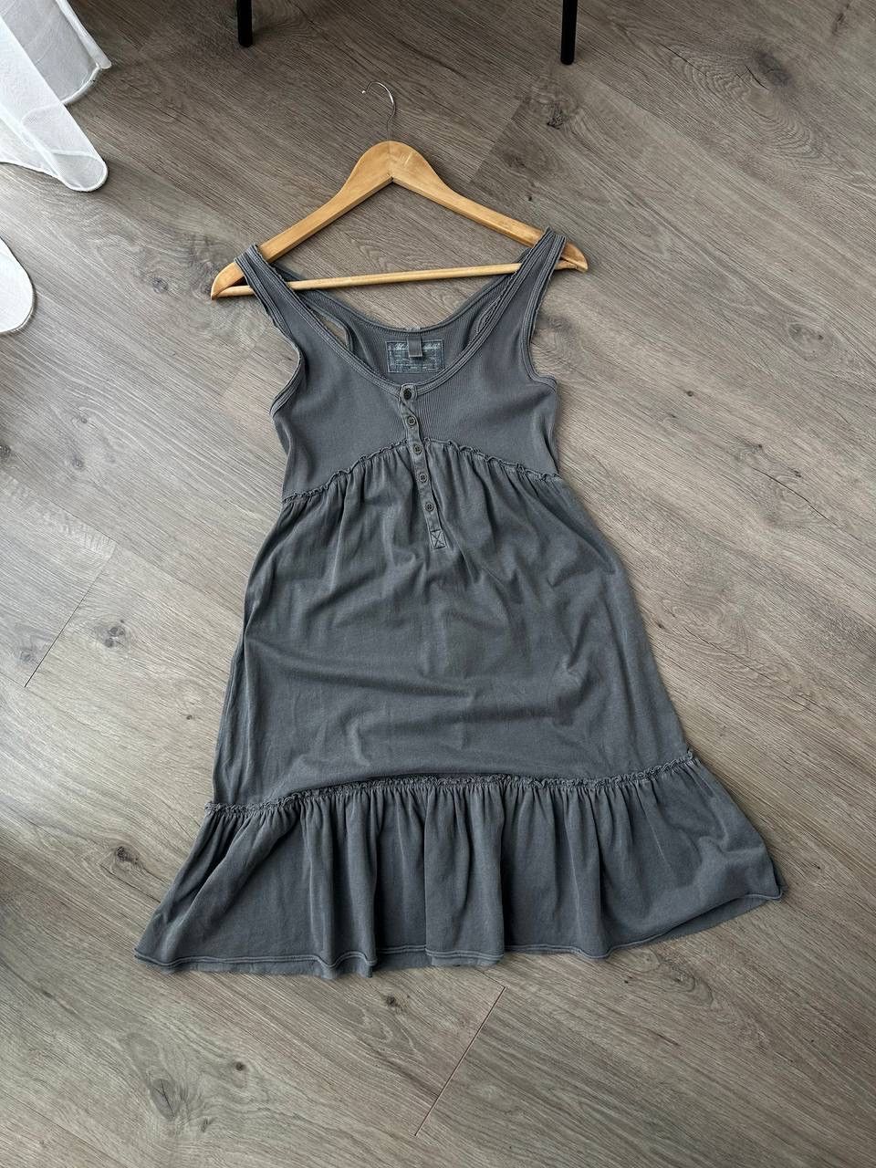 Allsaints × Japanese Brand × Vintage Vintage Japanese Avant Garde Allsaints Gray Womesn Dress Size S / US 4 / IT 40 - 2 Thumbnail
