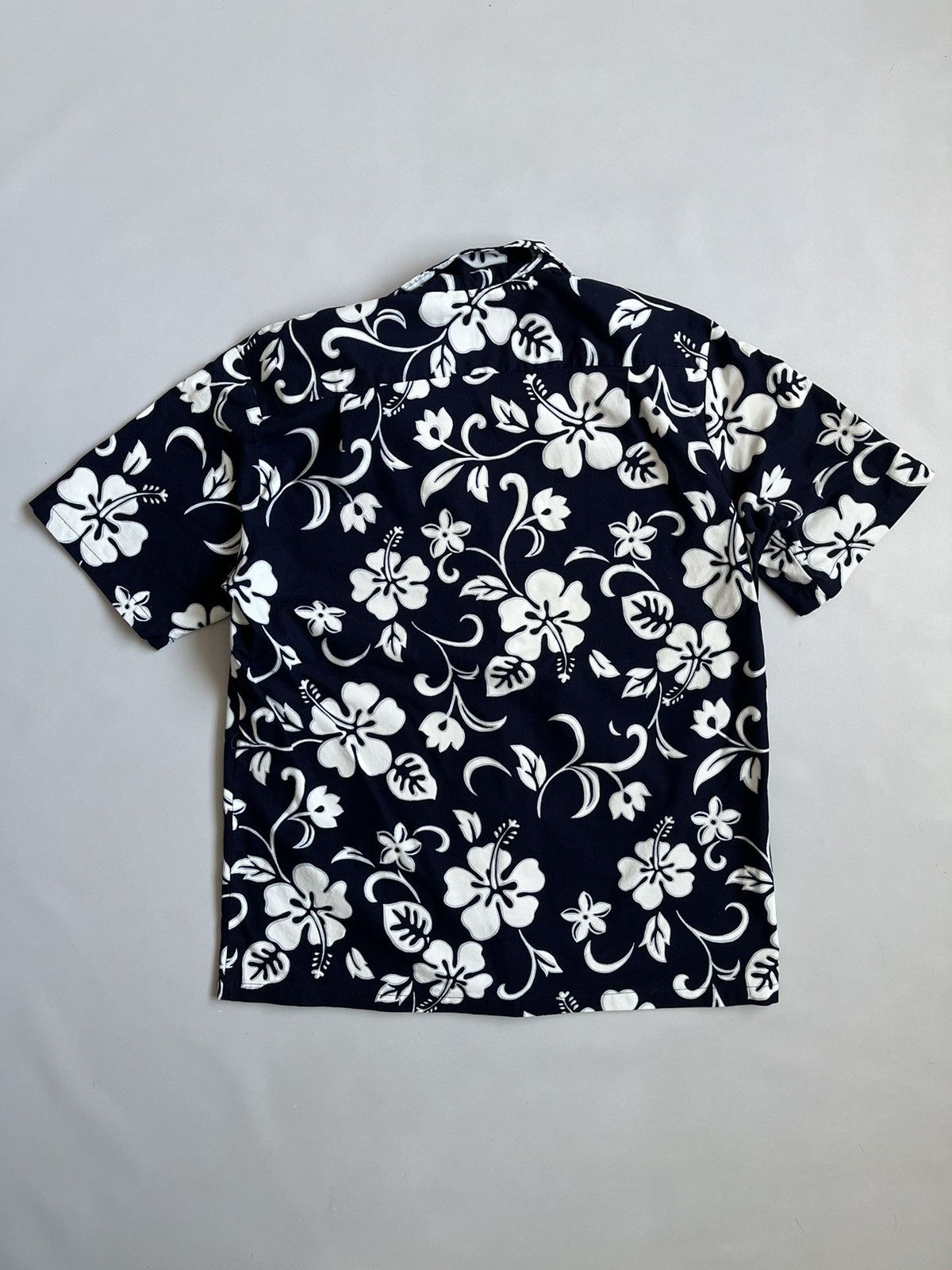 Other Vintage RJC Men Blue Floral Hawaiian Cotton Button Up Shirt Size US L / EU 52-54 / 3 - 13 Thumbnail