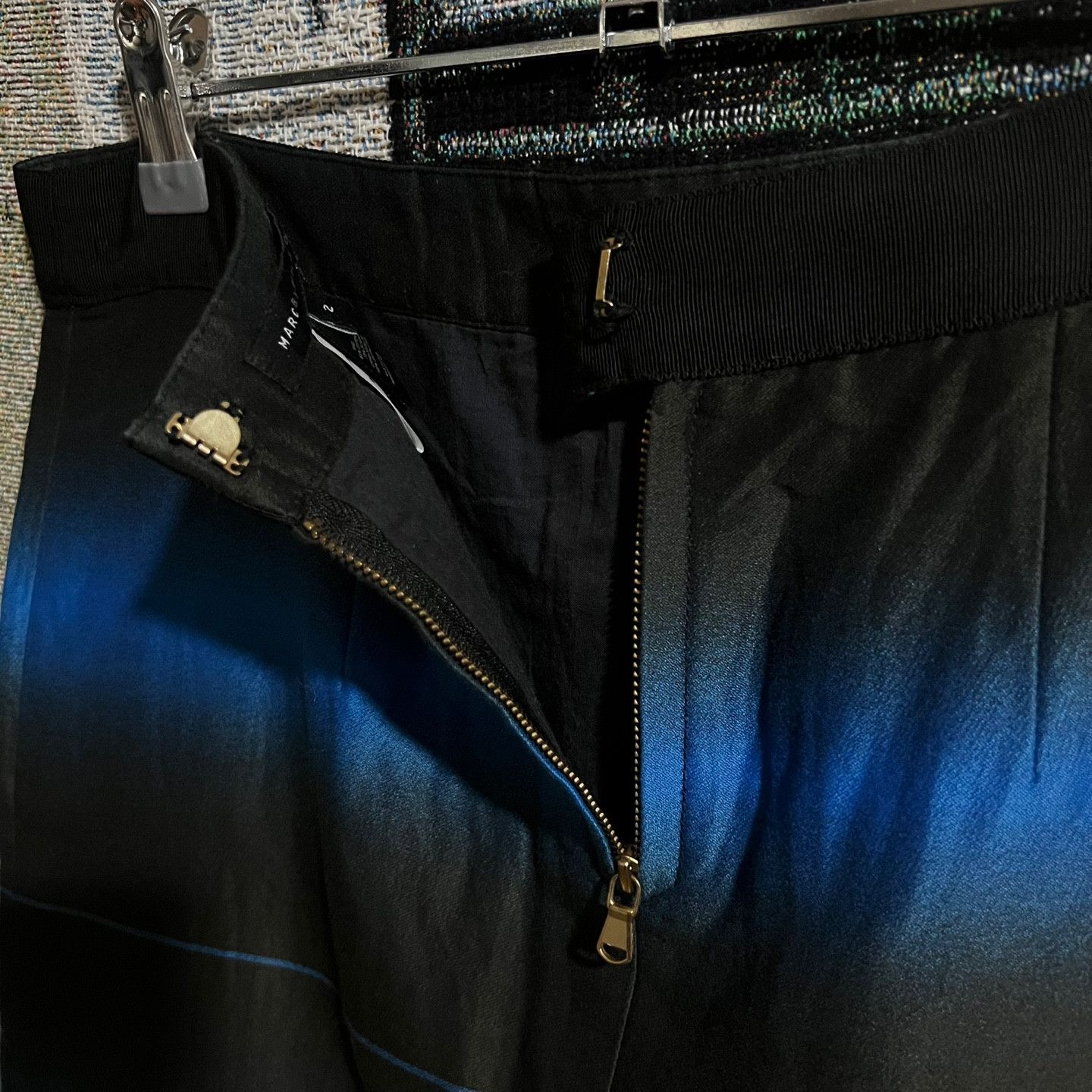 Marc by Marc Jacobs Marc Jacobs Blue Aster Multi Mini Skirt Size 27" / US 4 / IT 40 - 4 Thumbnail