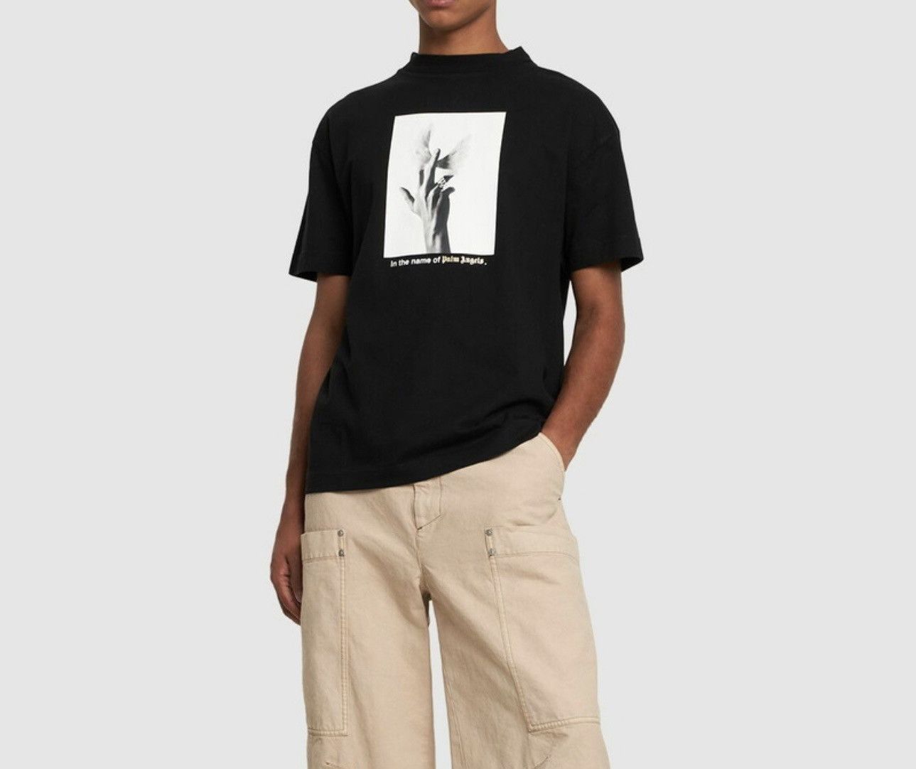Palm Angels Black Palm Angels t-shirt Size US M / EU 48-50 / 2 - 4 Thumbnail