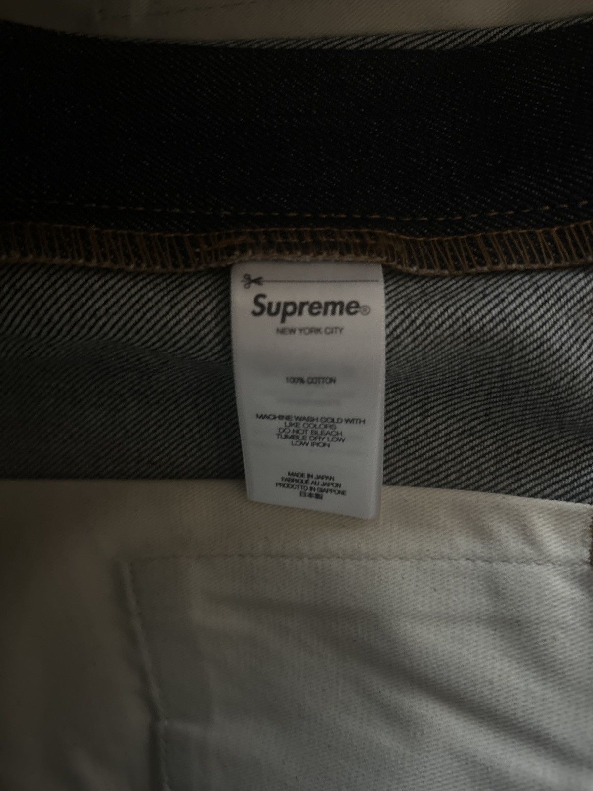 Supreme Baggy Selvedge denim Supreme Jeans Size US 30 / EU 46 - 4 Thumbnail