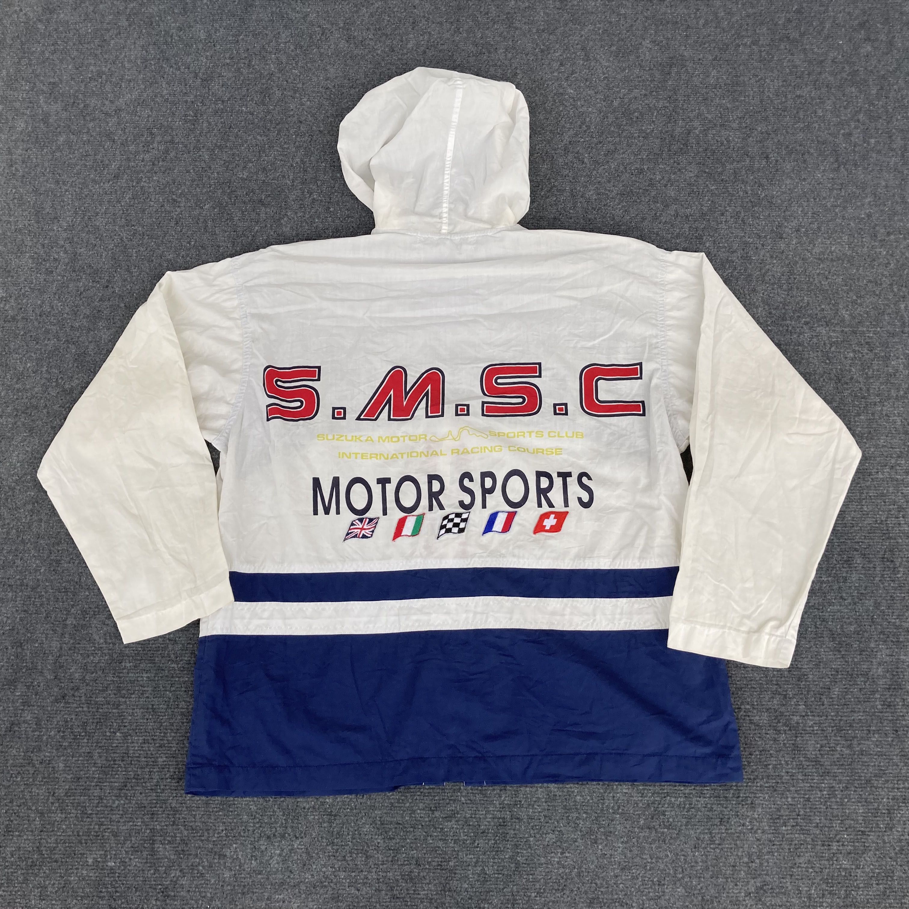 Japanese Brand × Vintage Vintage S.M.S.C Motorsport Racing 90s 80s Sweater Size US M / EU 48-50 / 2 - 8 Thumbnail