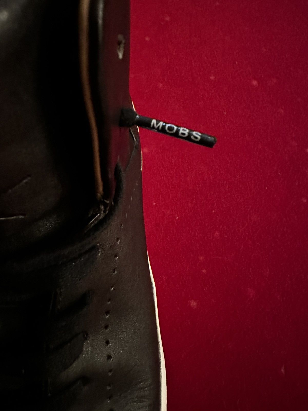 Other MOBS Black Leather Tread High-Top Sneakers SZ 8. Retail $330 Size US 8 / IT 38 - 6 Thumbnail