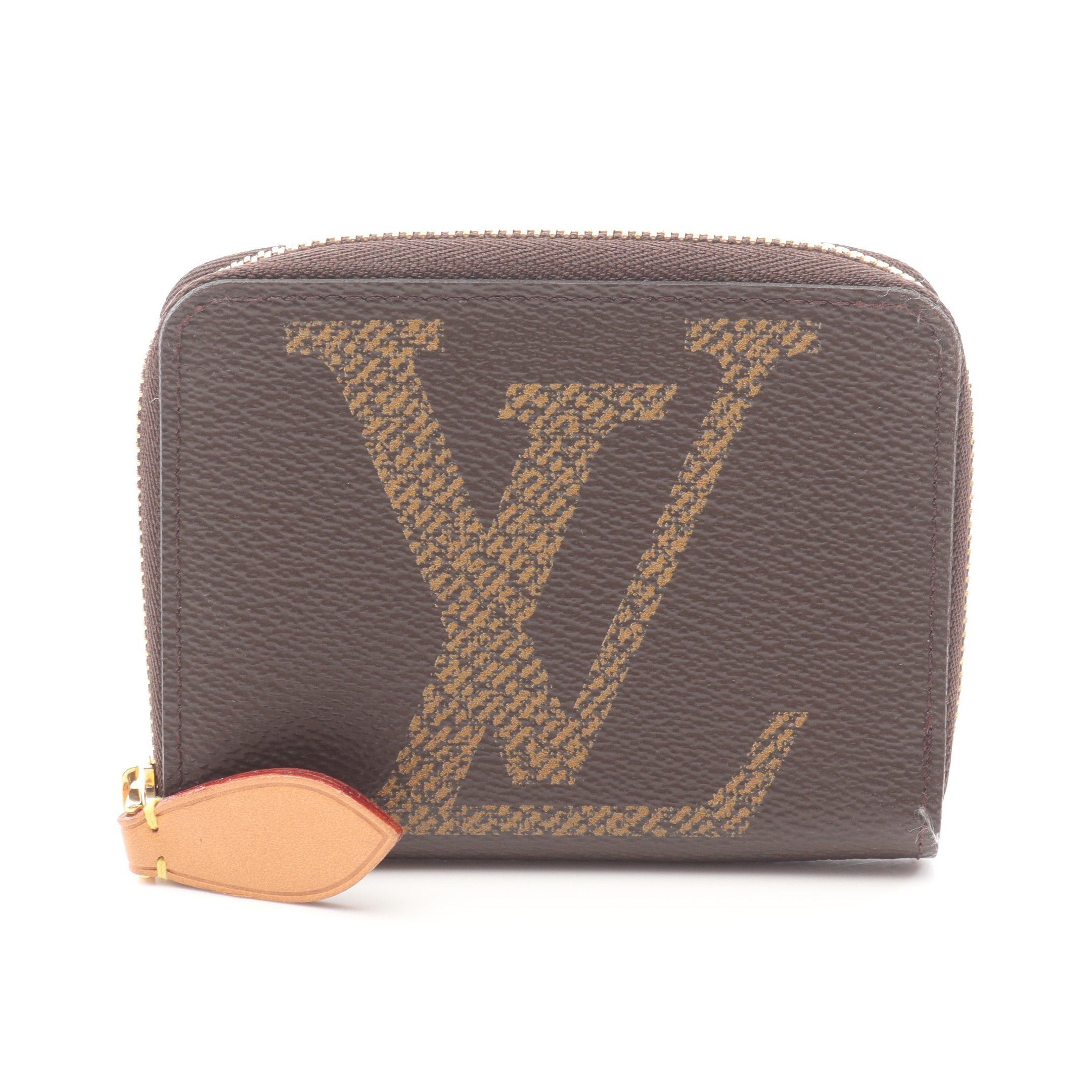 Louis Vuitton Louis Vuitton Zippy Coin Purse Monogram Giant Leather Brown Size ONE SIZE - 1 Thumbnail