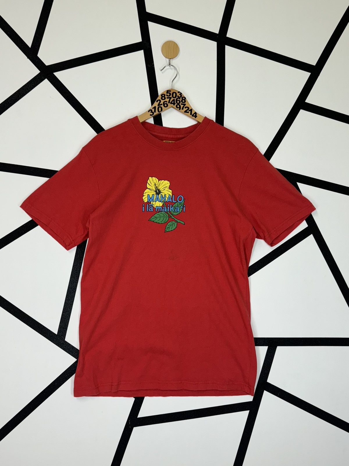 Vintage Chinatown Market MAHALO HIBISCUS YELLOW Tee Size US M / EU 48-50 / 2 - 2 Thumbnail