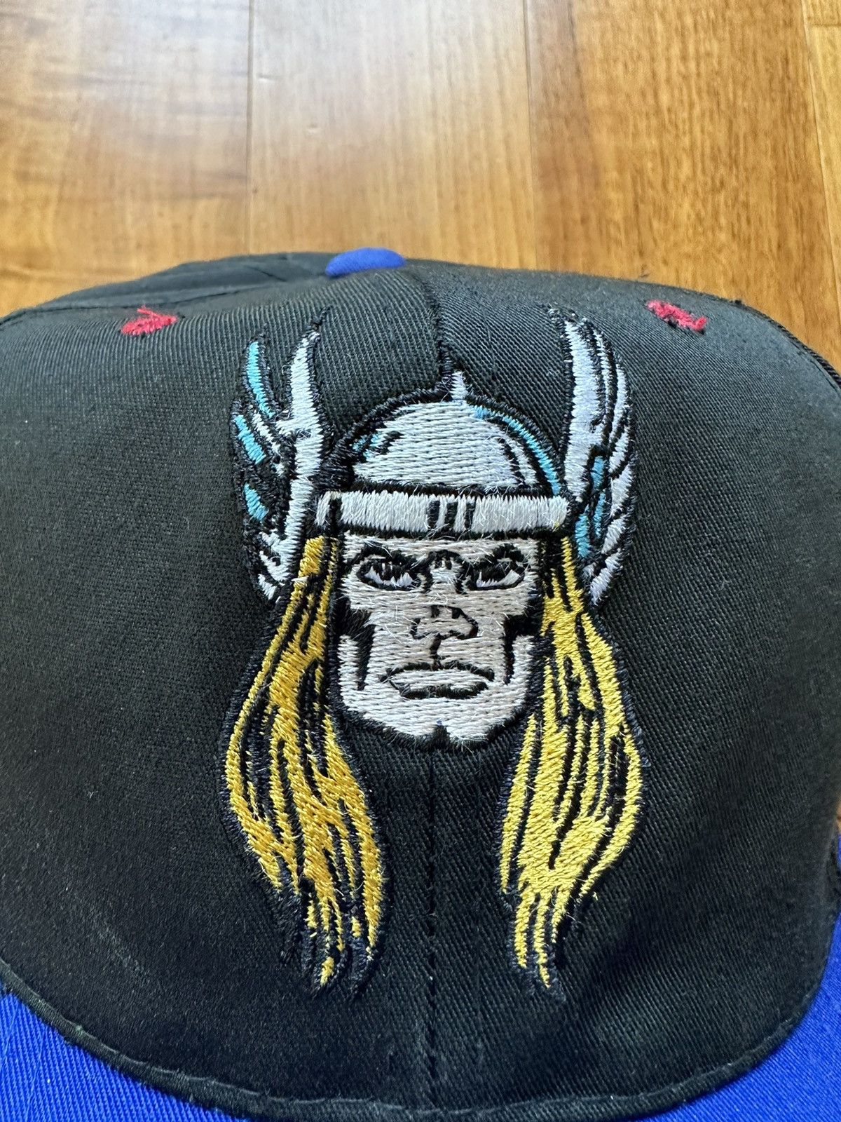 Vintage Vintage 90s American Needle Almighty Thor Toon Blockhead Hat Size ONE SIZE - 5 Thumbnail