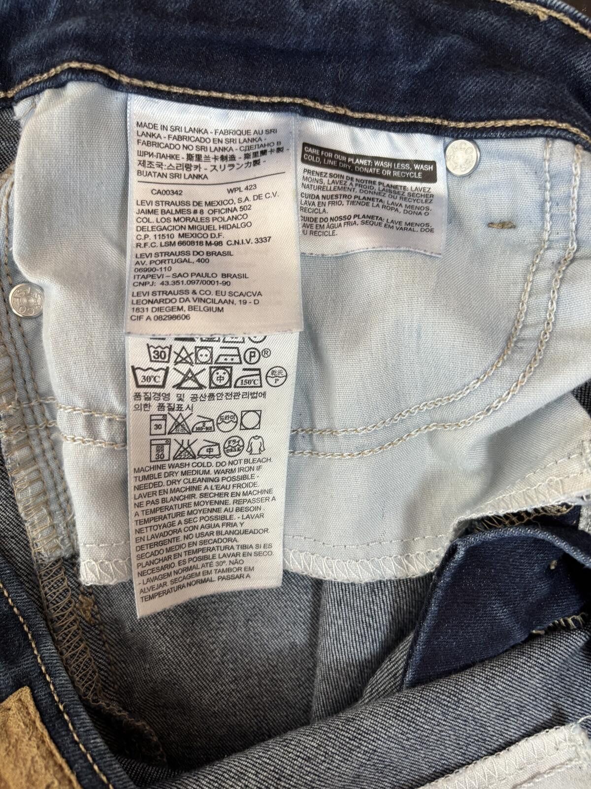 Levi's Levi's Demi Curve Mid Rise Boot Dark Blue Denim Jeans Size 6 Size 28" / US 6 / IT 42 - 11 Thumbnail