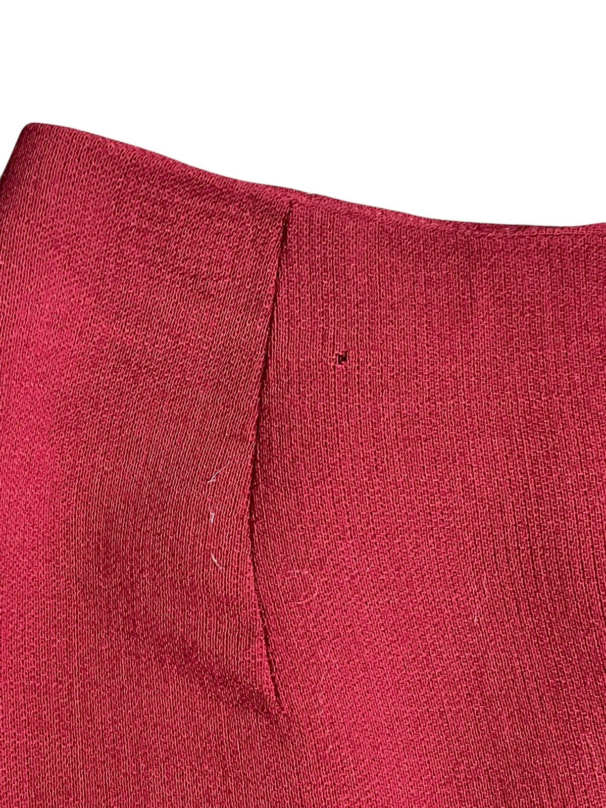 Gianfranco Ferre Gianfranco Ferre x Studio Women Burgundy Skirt (26) Size 23" - 4 Thumbnail