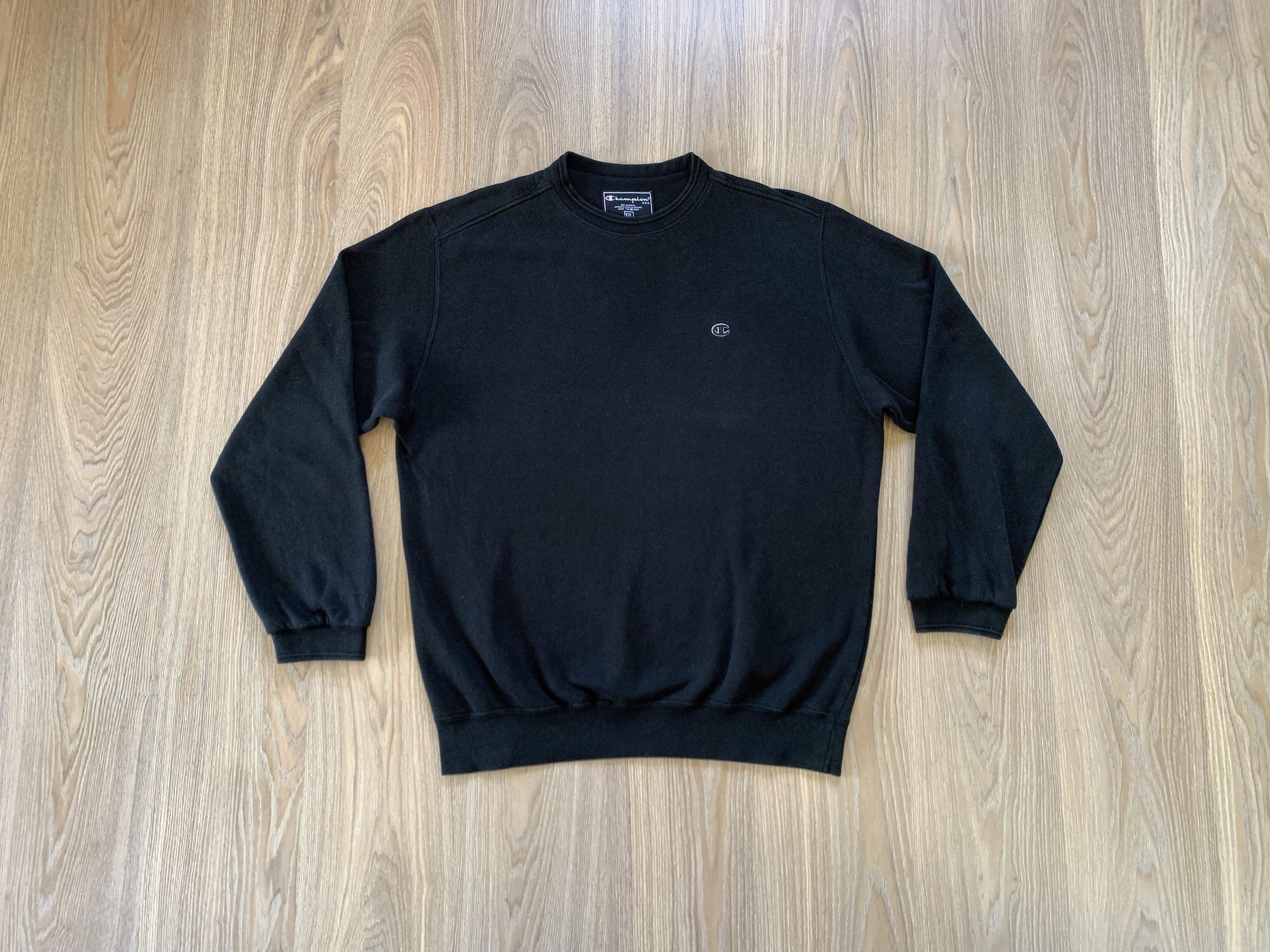 Champion × Vintage Champion Vintage Black Sweatshirt Size US XXL / EU 58 / 5 - 8 Thumbnail