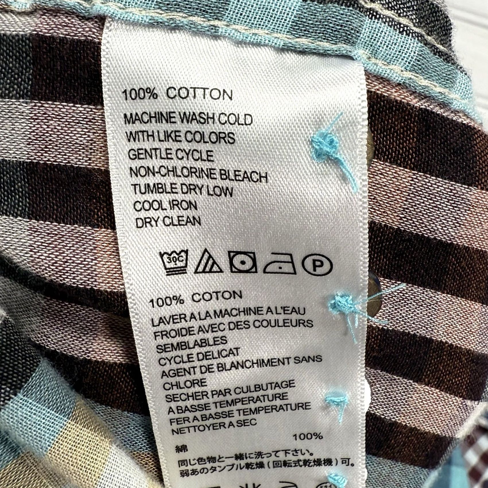 Tommy Bahama Tommy Bahama Shirt XXL Colorful Loud Carnival Mixer Plaid Button Front Size US XXL / EU 58 / 5 - 6 Thumbnail