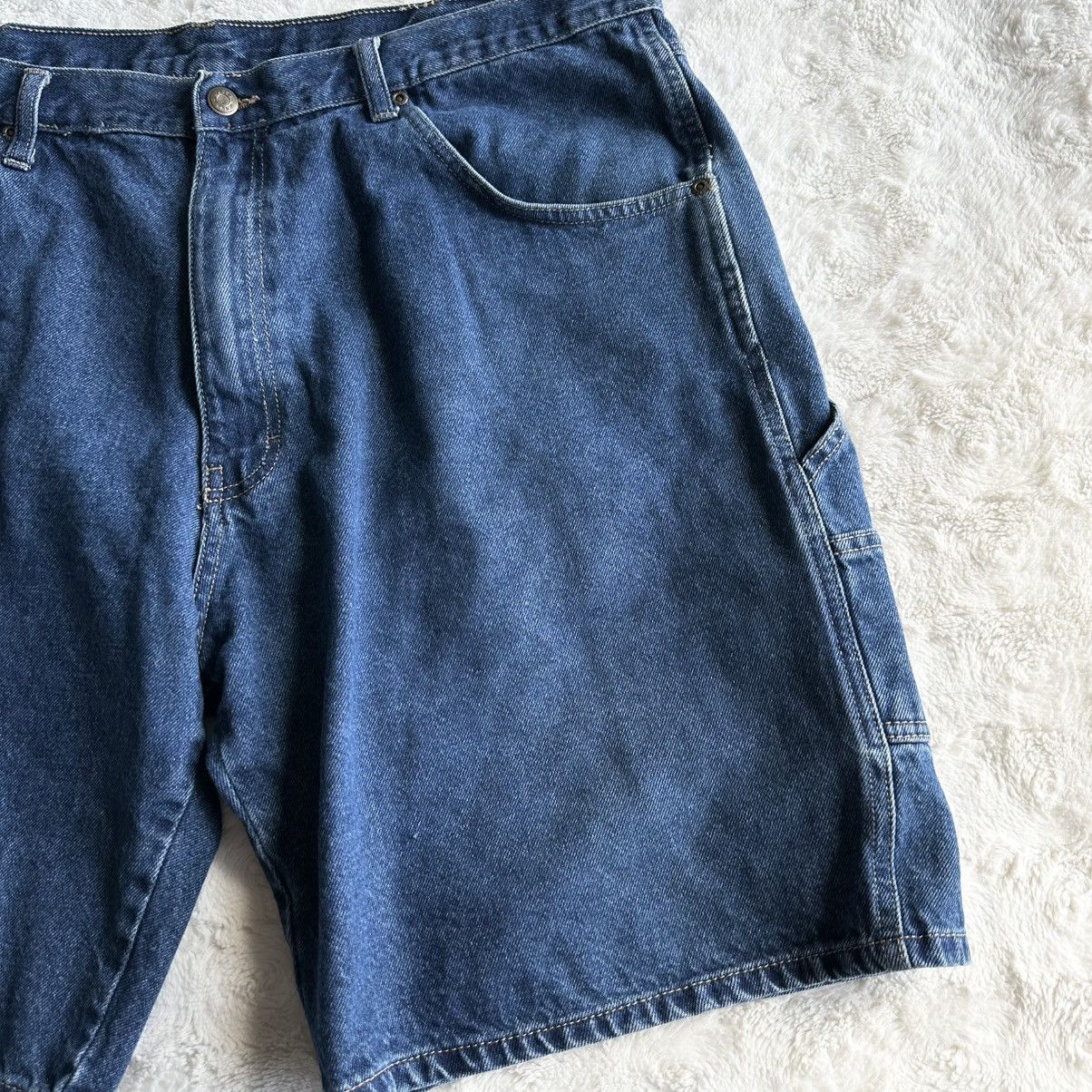 Walls Walls Denim Shorts Jorts Mens 40 *Tag 42 Blue Carpenter Y2K Size US 40 / EU 56 - 5 Thumbnail