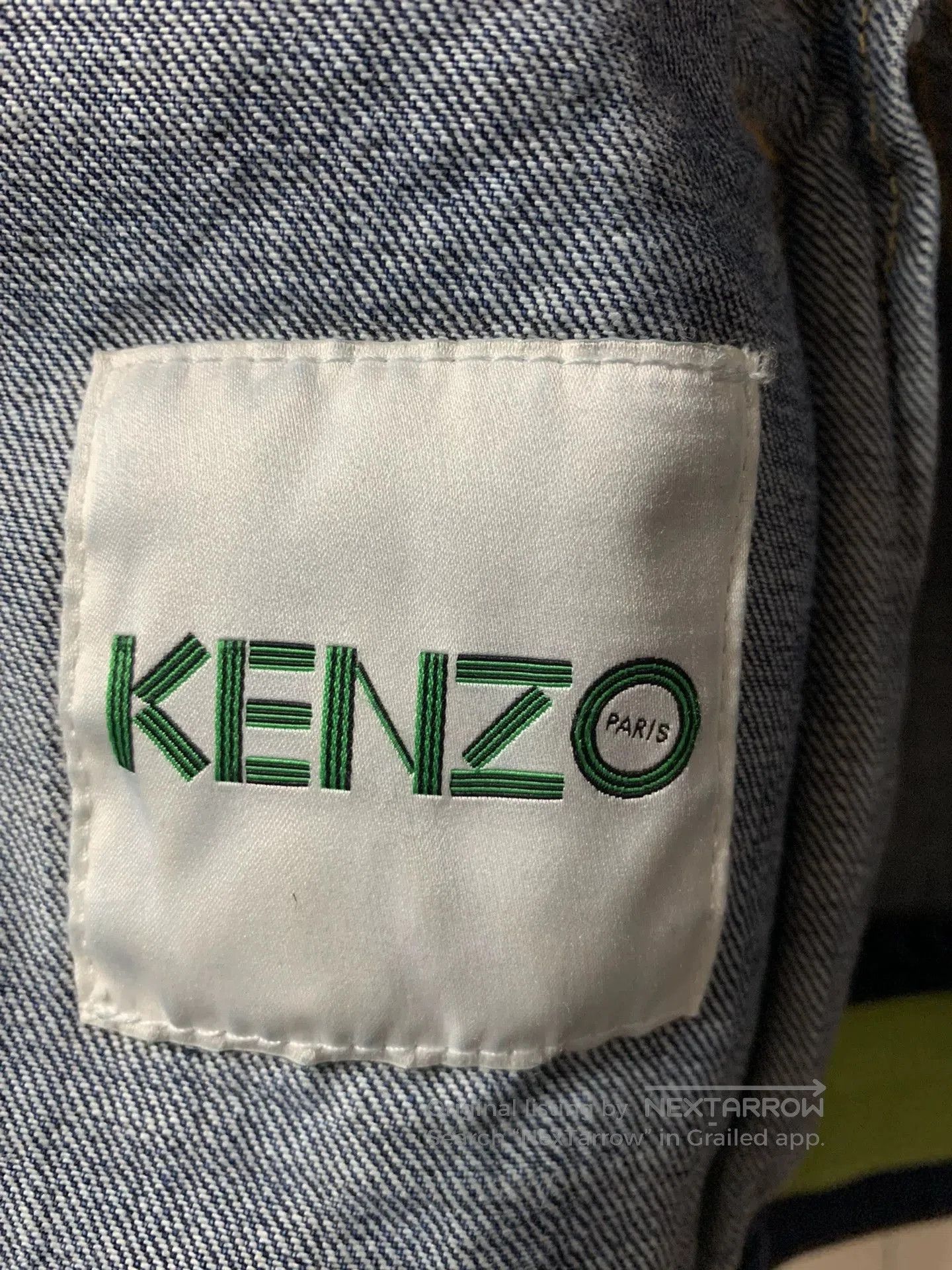 Kenzo Kenzo Fluorescent Velcro Denim Jacket. Size US S / EU 44-46 / 1 - 4 Thumbnail