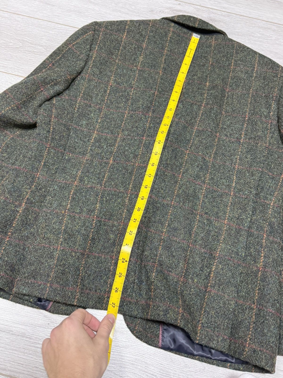 Harris Tweed Harris Tweed wool M&S vintage woven blazer tuxedo 2 buttons Size US M / EU 48-50 / 2 - 14 Thumbnail