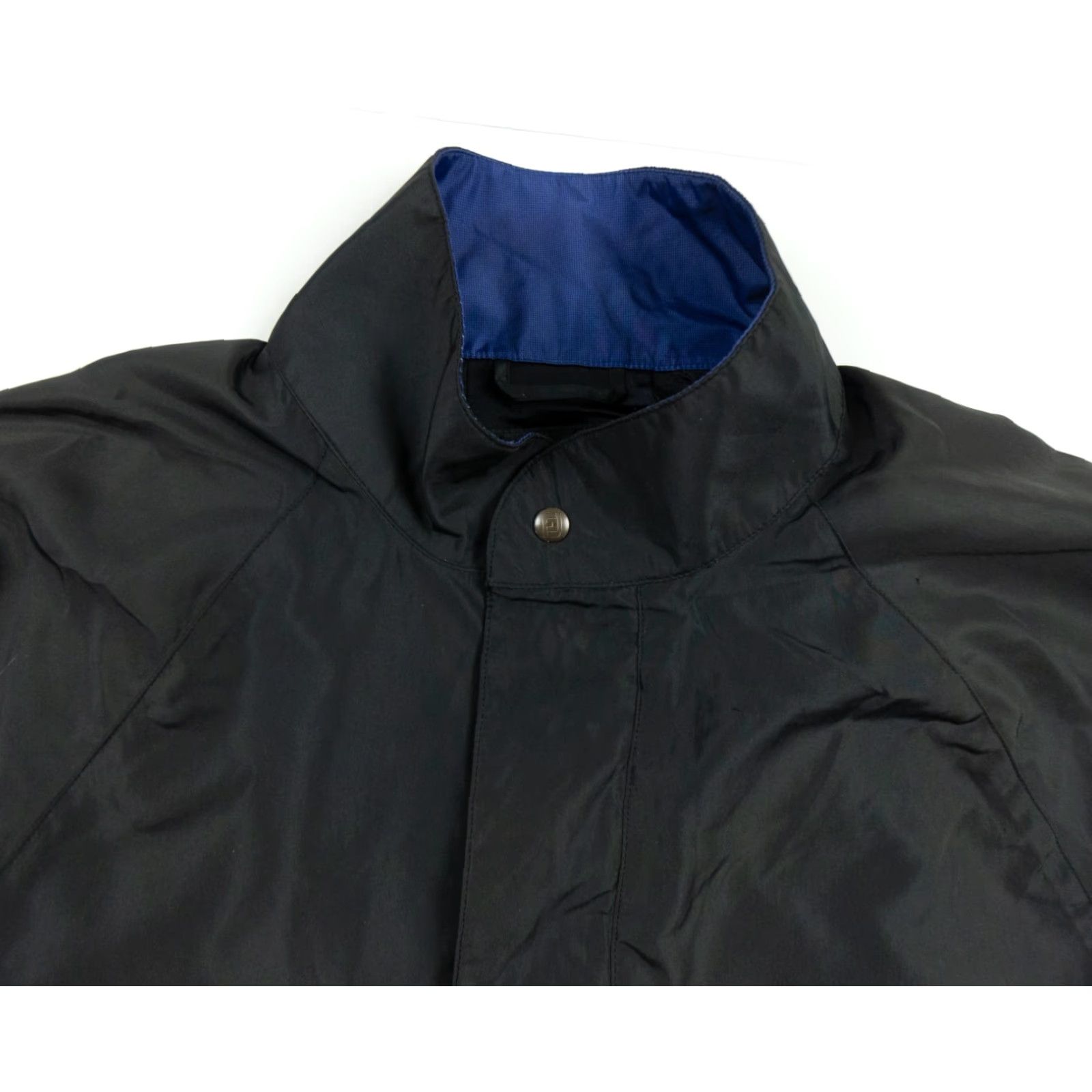 Footjoy FootJoy Dryjoys Windbreaker Jacket - Golf Windbreaker - Black - Adult Large - Mens - Full Zip - 100% Polyester - Regular Fit Size US L / EU 52-54 / 3 - 2 Thumbnail