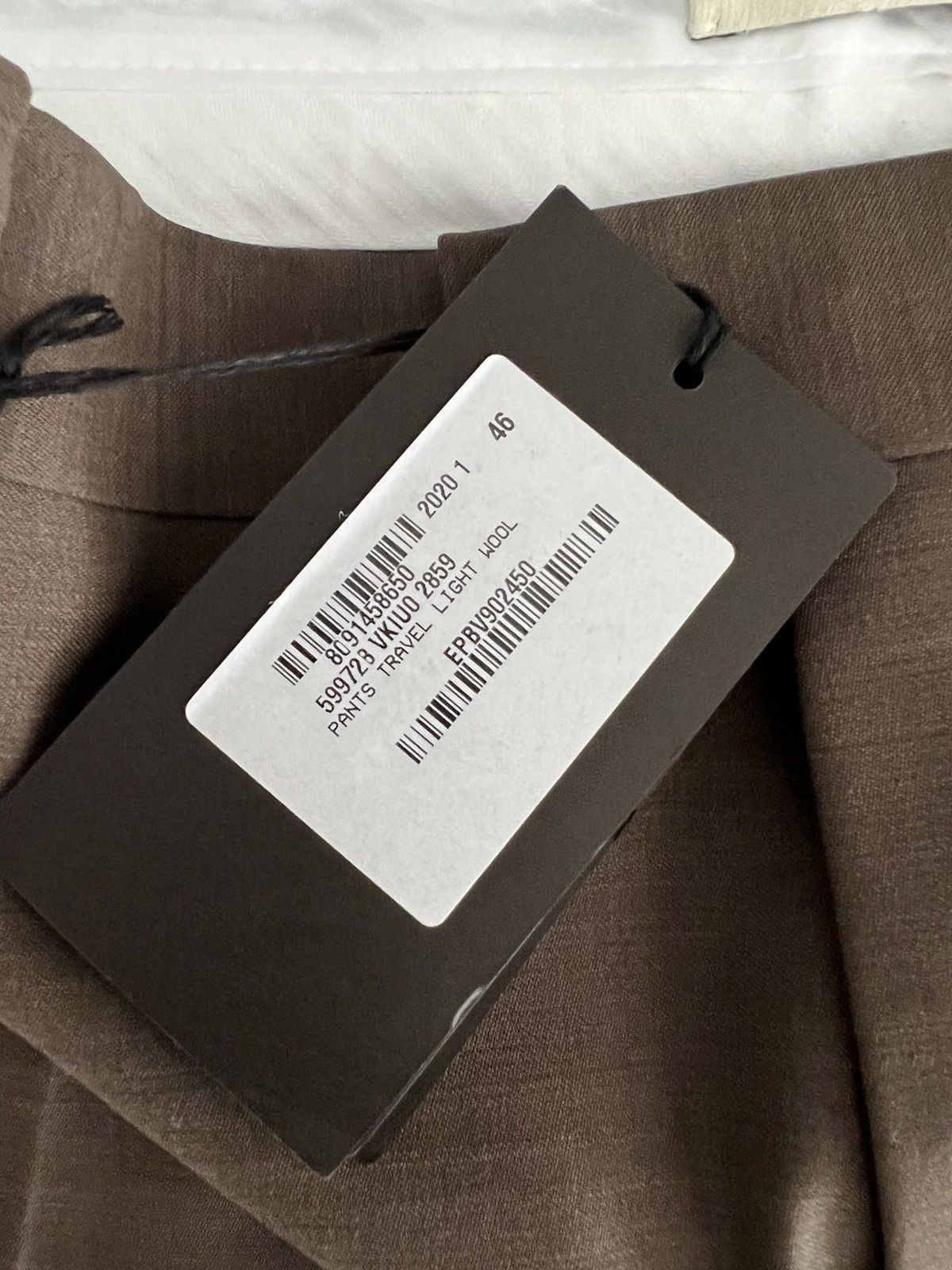 Bottega Veneta Bottega Veneta Travel Straight Leg Pants 'Brown' Size US 36 / EU 52 - 7 Thumbnail
