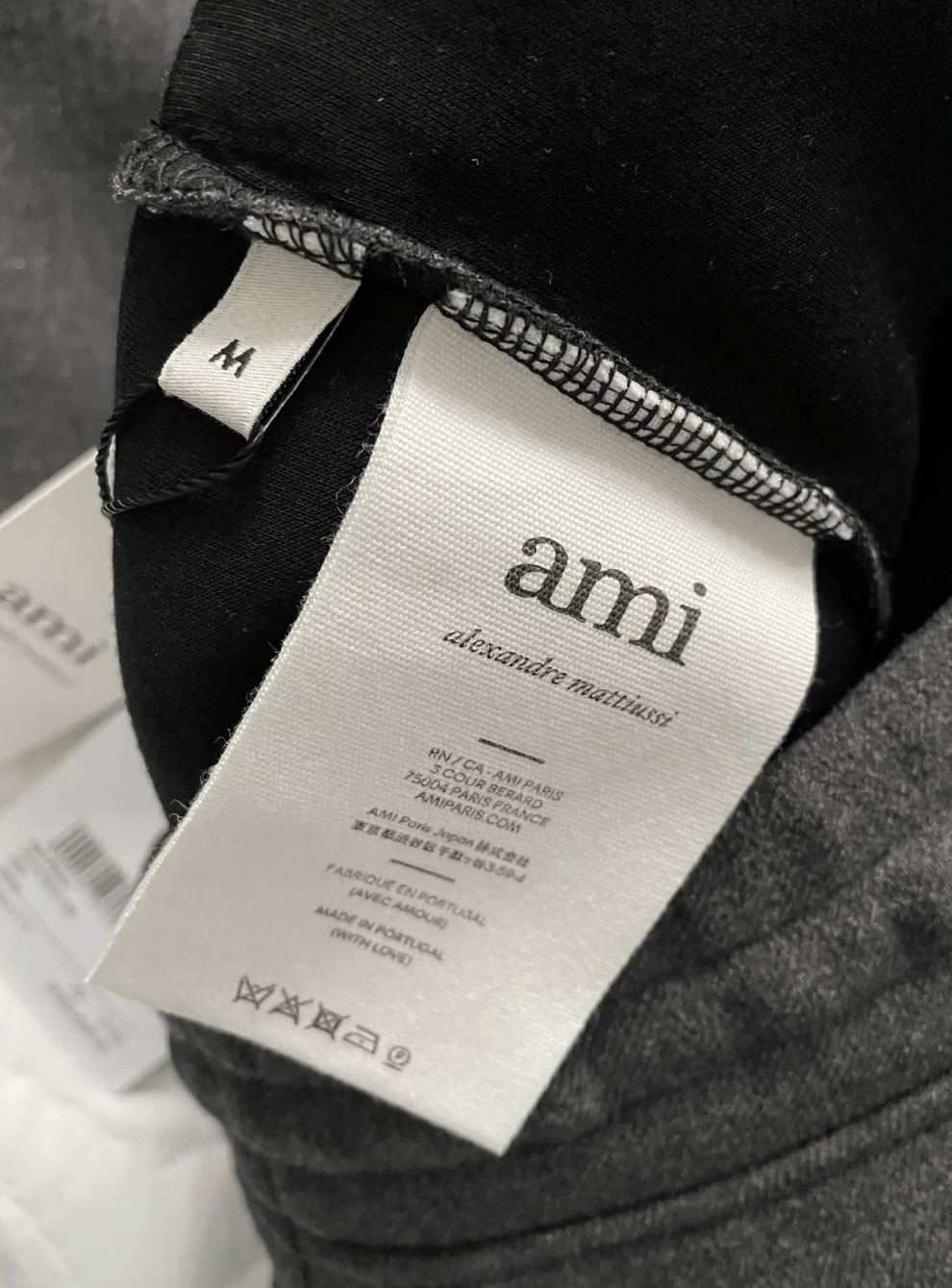 AMI AMI Paris wide leg sweatpants pants joggers grey M US 32 Size US 32 / EU 48 - 4 Thumbnail