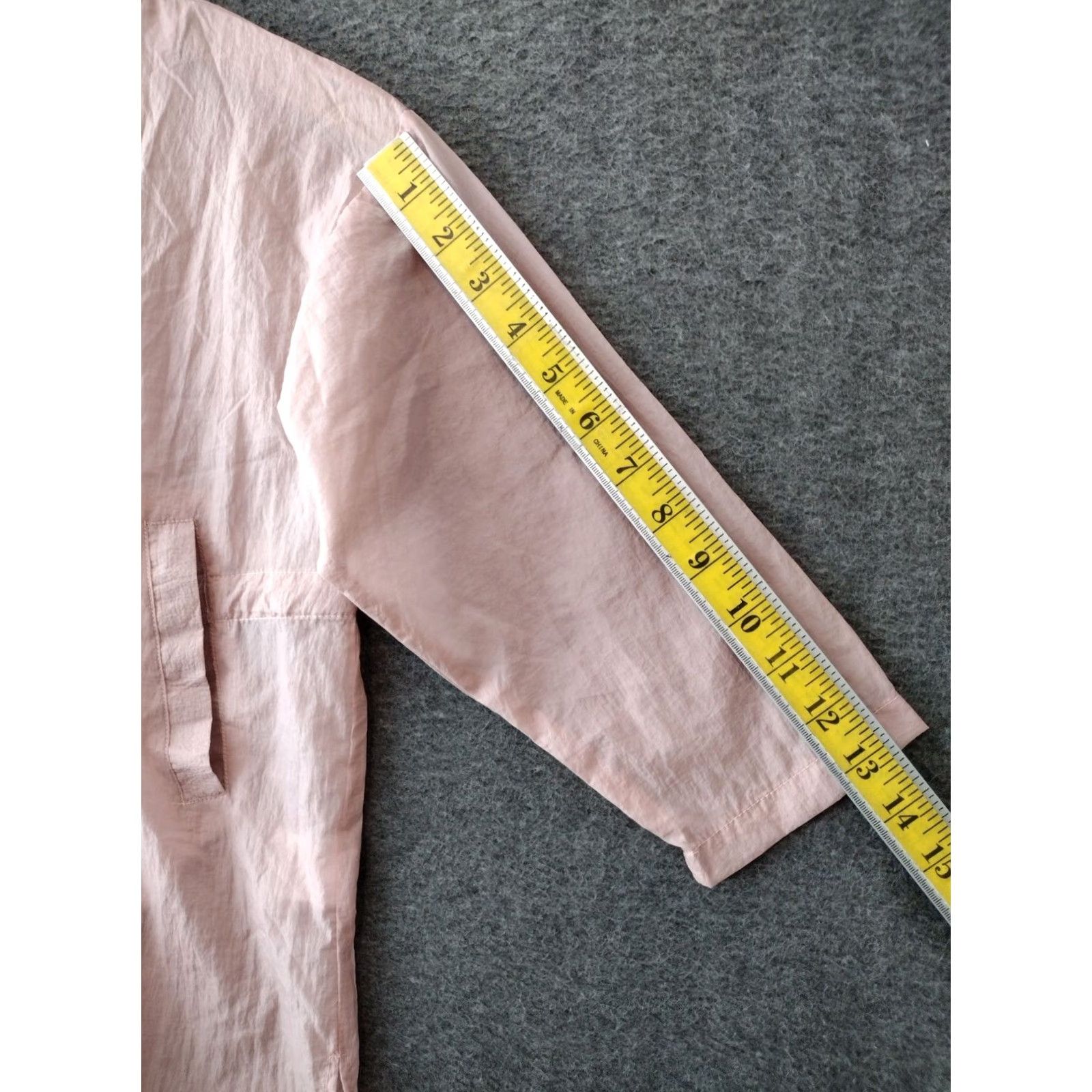 Rains ANGEDI Light Wind Rain Jacket Women Hooded Peach Size Small Weather Coat Size S / US 4 / IT 40 - 5 Thumbnail