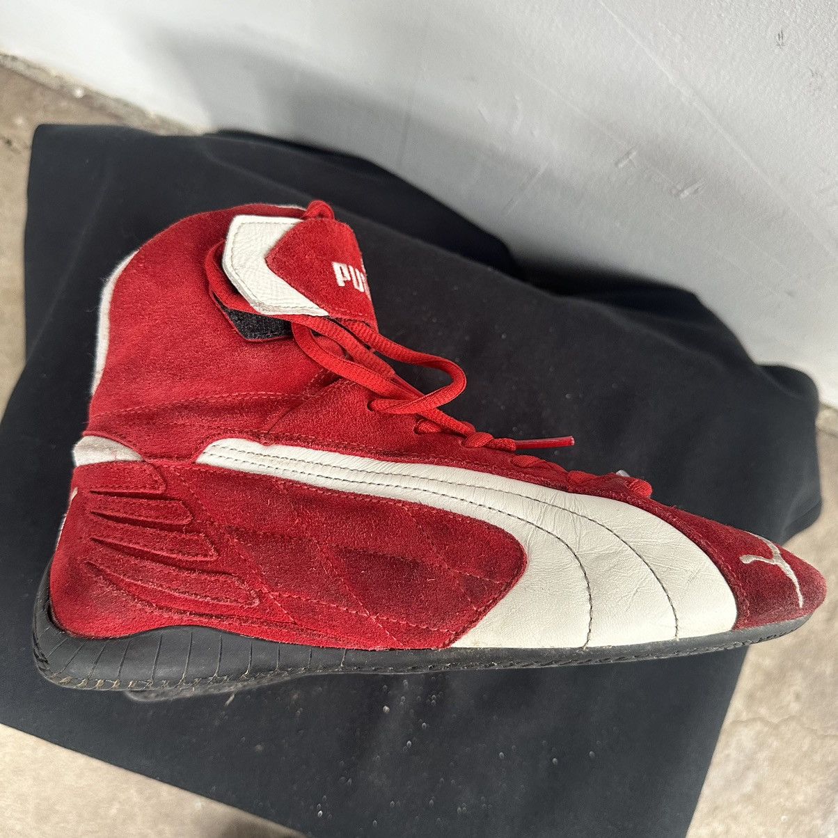 Y2k Puma Racing 00s high Replicat Speedcat boxing
