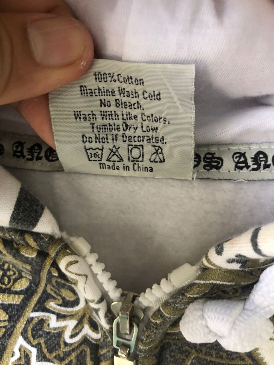 Other LA paisley zipper hoodie Size US XL / EU 56 / 4 - 7 Thumbnail
