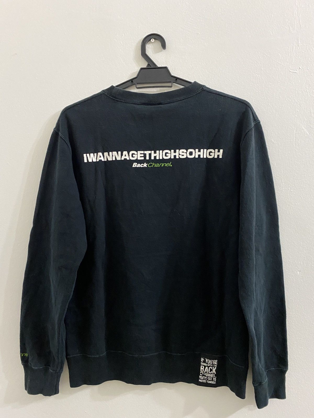 Japanese Brand × Vintage BACK CHANNEL Graphics Logo Sweatshirt Size US M / EU 48-50 / 2 - 7 Thumbnail