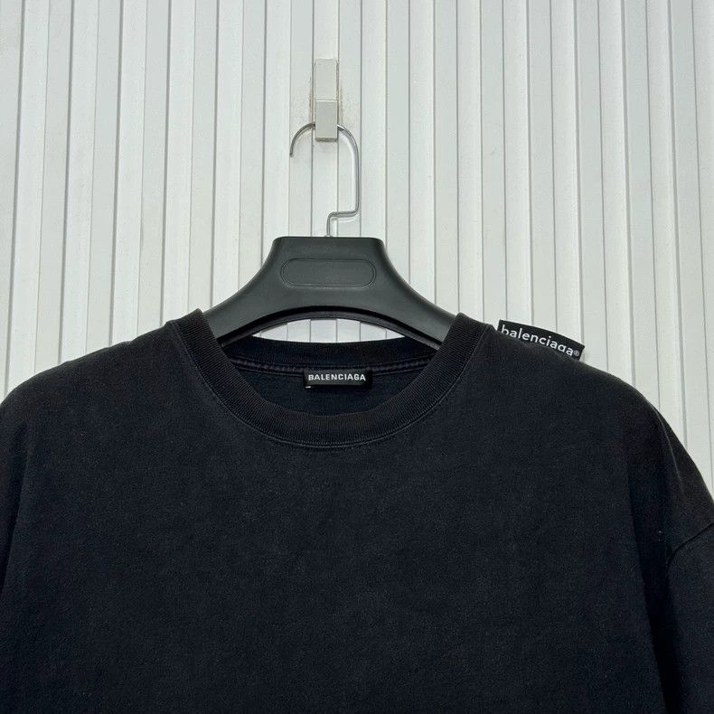 Balenciaga Balenciaga Logo logo short sleeve Size US XL / EU 56 / 4 - 3 Thumbnail