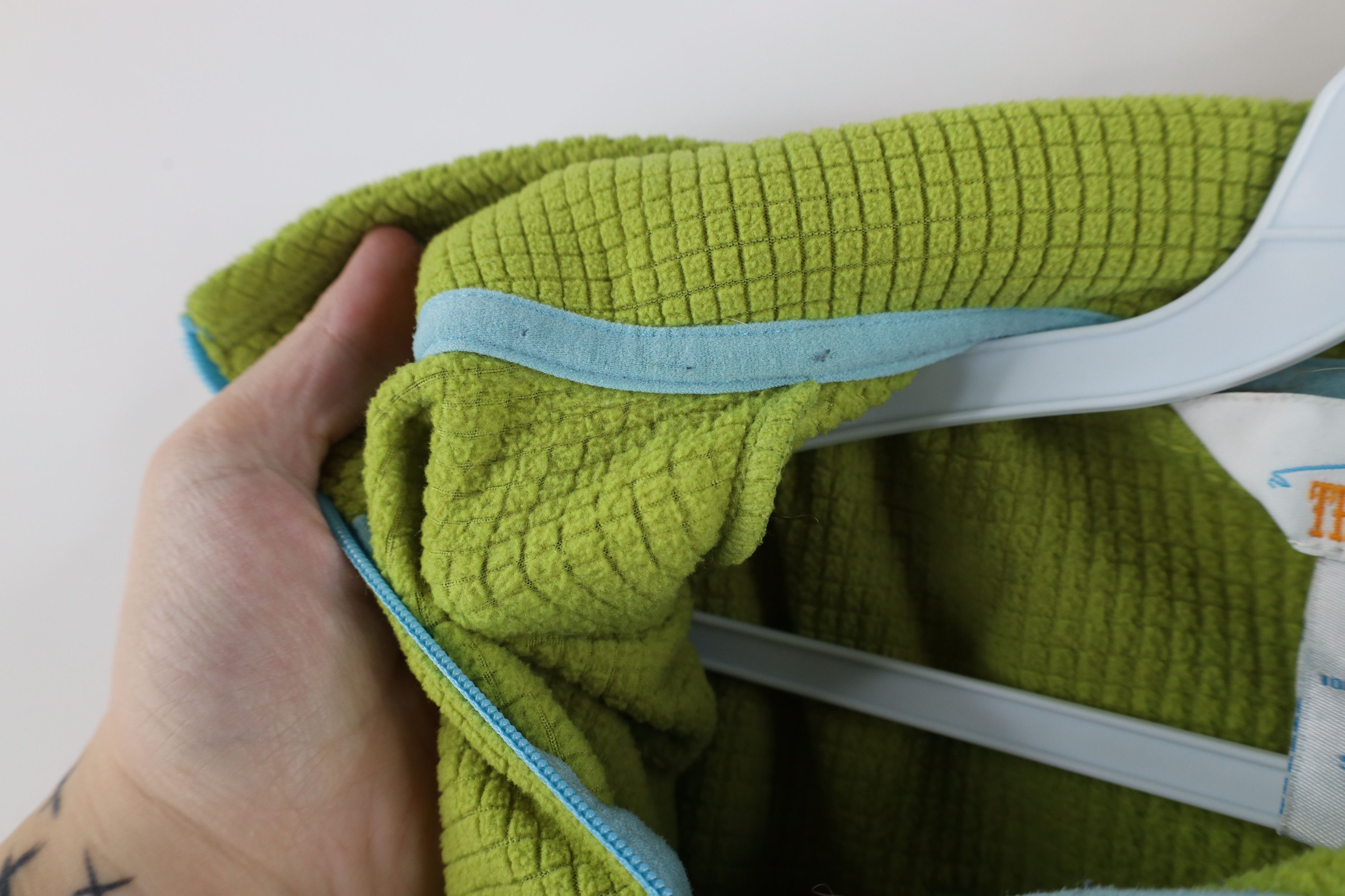 Orvis × Vintage Orvis Trout Bum Fleece Half Zip Pullover Sweater Lime Green Size US M / EU 48-50 / 2 - 5 Thumbnail