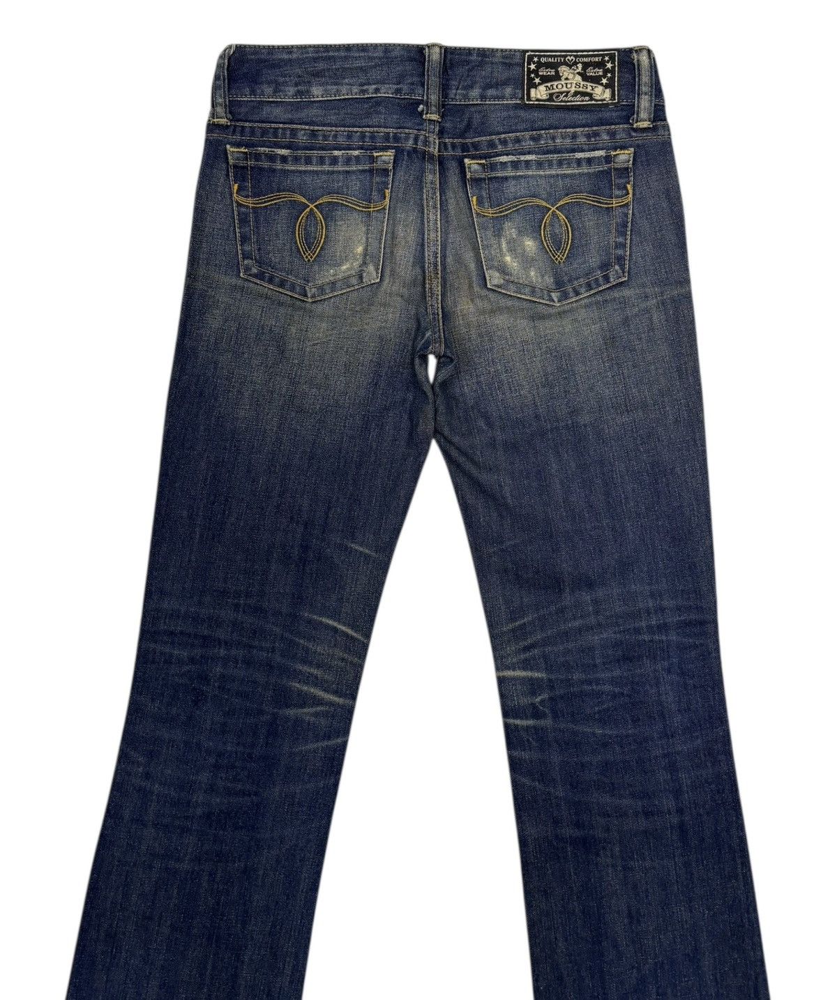 If Six Was Nine × Le Grande Bleu (L.G.B.) × MOUSSY Flare Jeans IfSixWasNine Lgb Style Moussy Bootcut Jeans Size 27" / US 4 / IT 40 - 6 Thumbnail