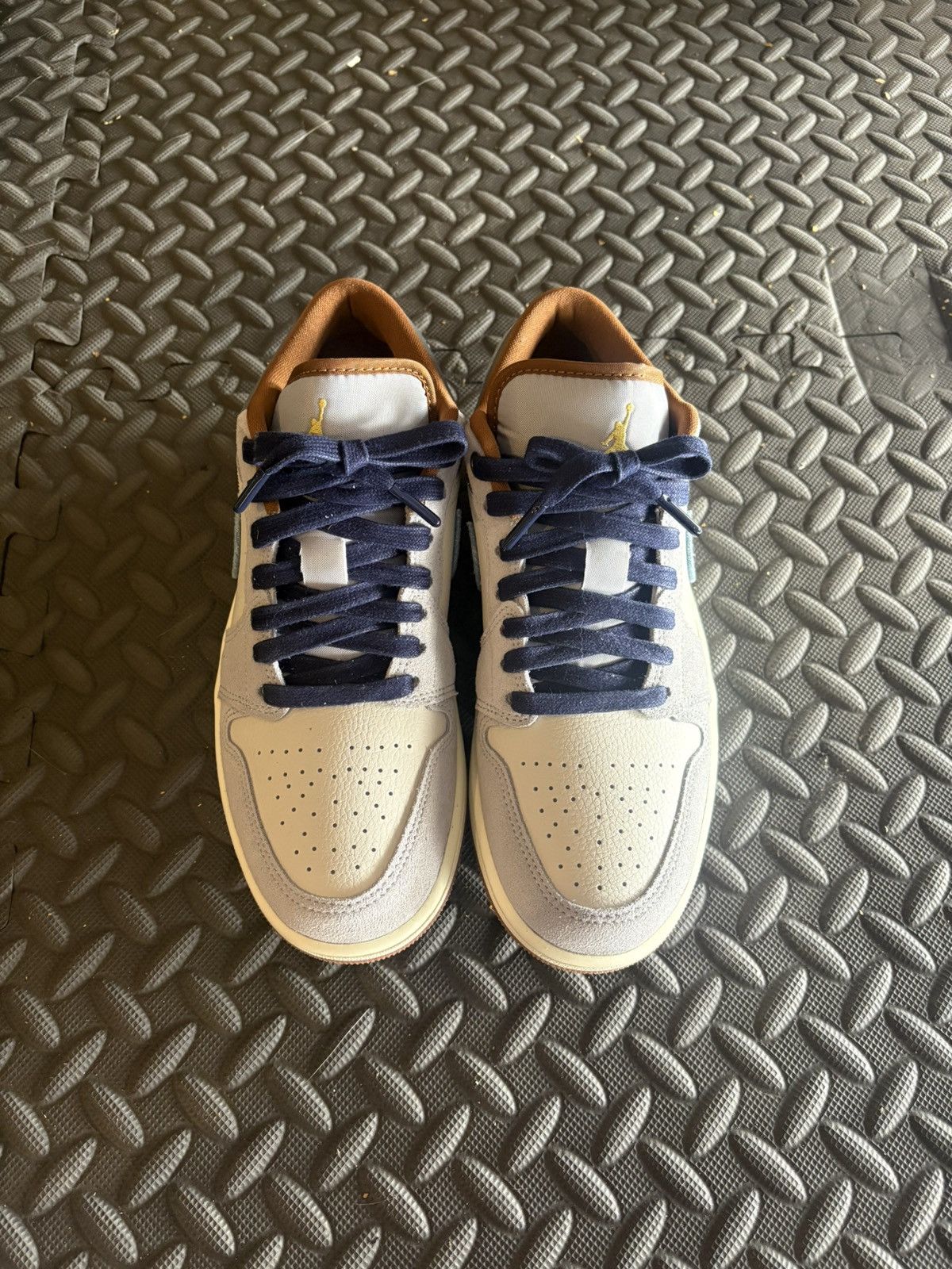 Nike Jordan 1 Low SE Phantom Repaired Denim Swoosh Size US 7.5 / EU 40-41 - 1 Thumbnail