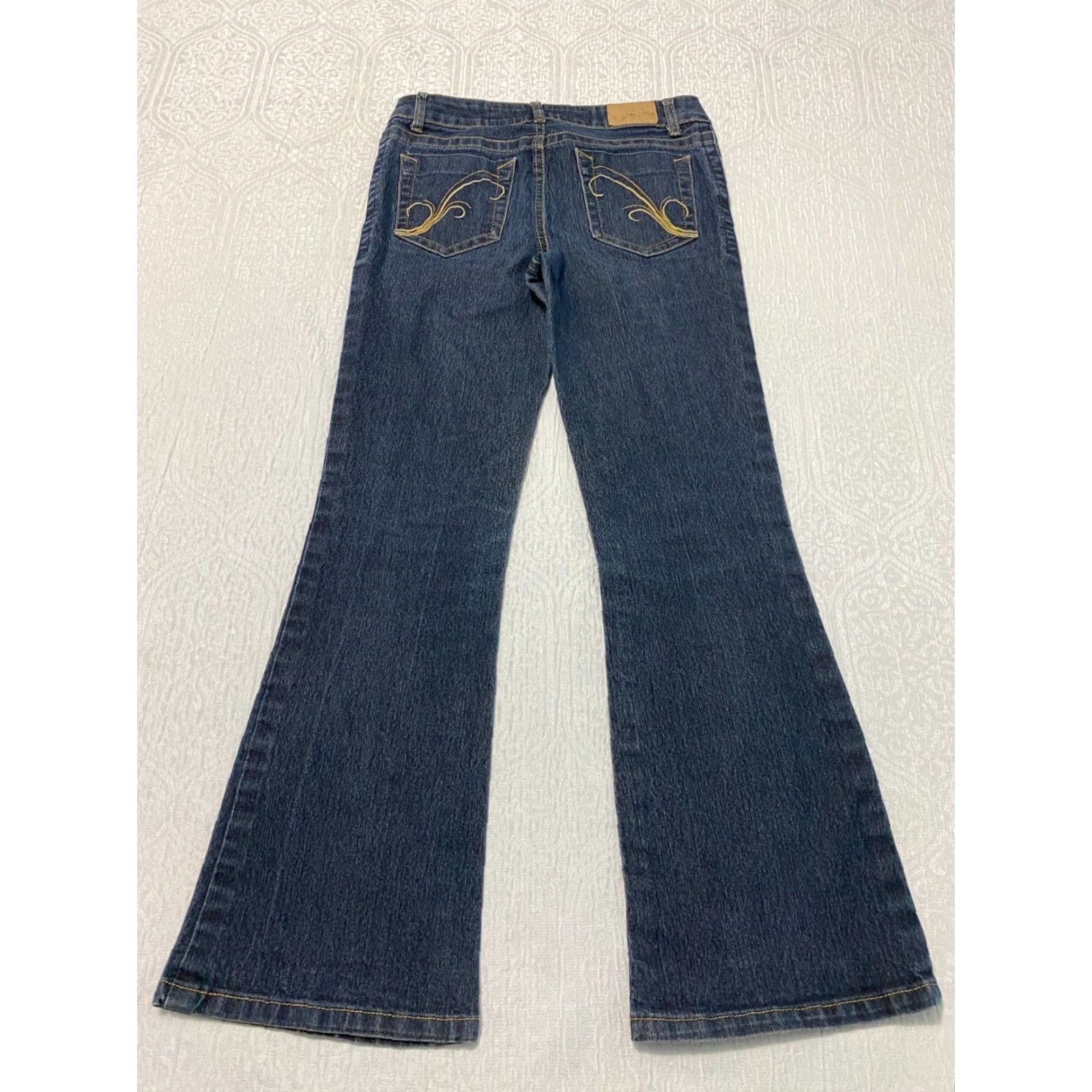 Vintage Grane Jeans Juniors 5 Boot Cut Blue Denim 5-Pocket Design Women Girls/Men? Size 27" / US 4 / IT 40 - 2 Thumbnail
