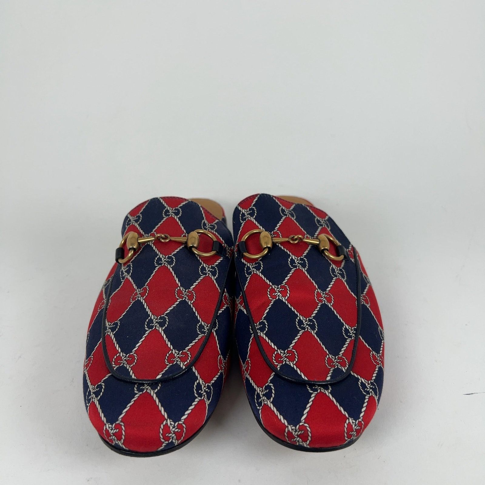 Gucci Gucci Rhombus GG Horsebit Princetown Mules Size US 8 / EU 41 - 2 Thumbnail