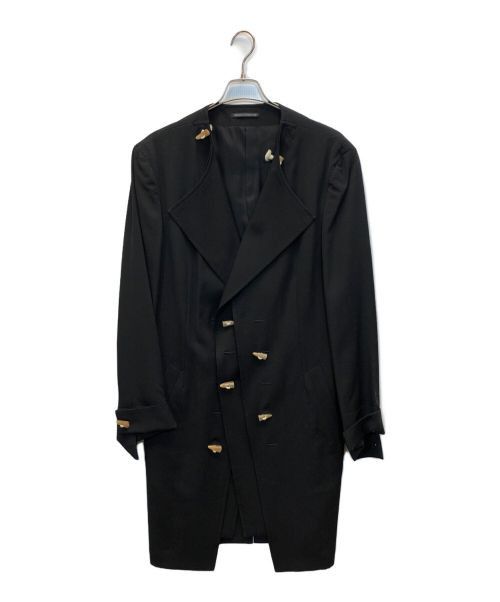 Yohji Yamamoto Yohji Yamamoto pour homme 12AW Jin toggle layered coat Size US XL / EU 56 / 4 - 1 Thumbnail