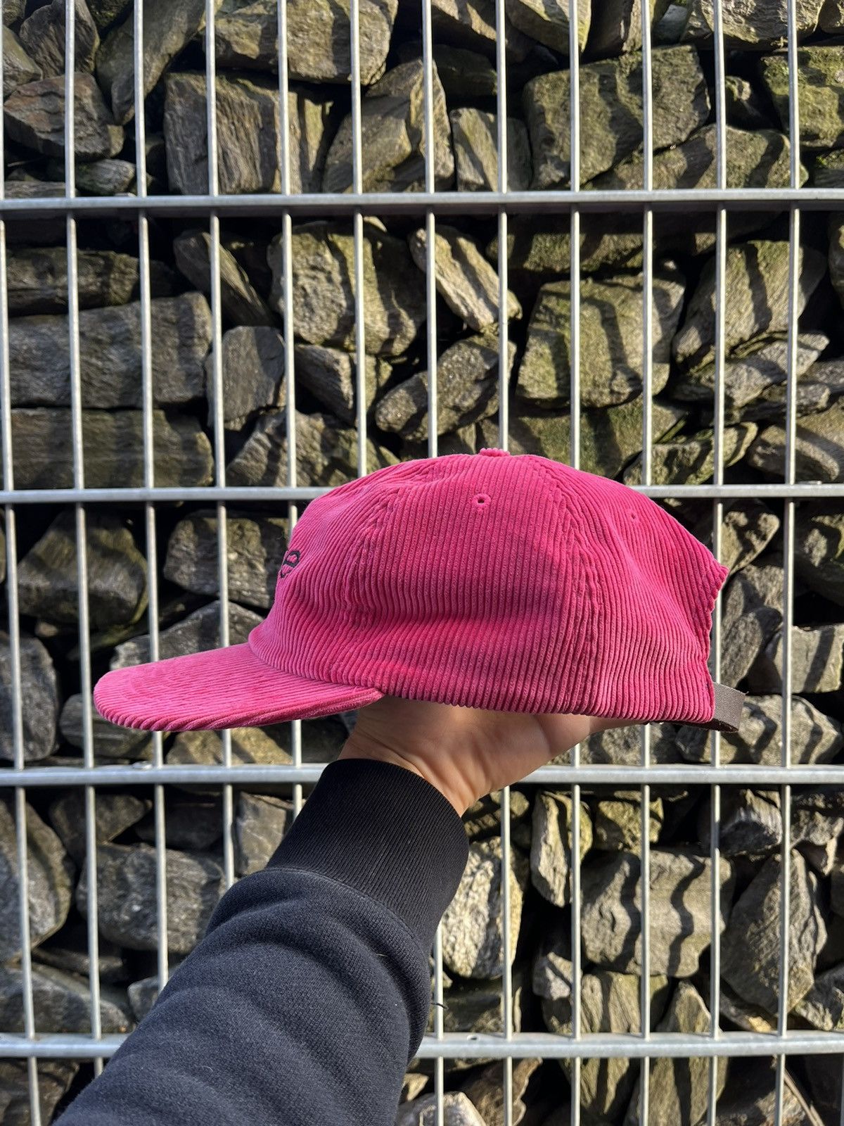 Supreme Supreme New York Corduroy Velvet Classic Logo Y2K Cap Hat Size ONE SIZE - 4 Thumbnail