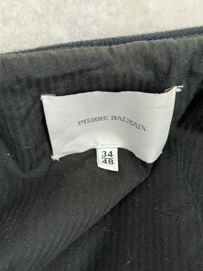 Pierre Balmain SS2012 Pierre Balmain Black Zip Pocket Bomber Jacket Size S / US 4 / IT 40 - 9 Thumbnail
