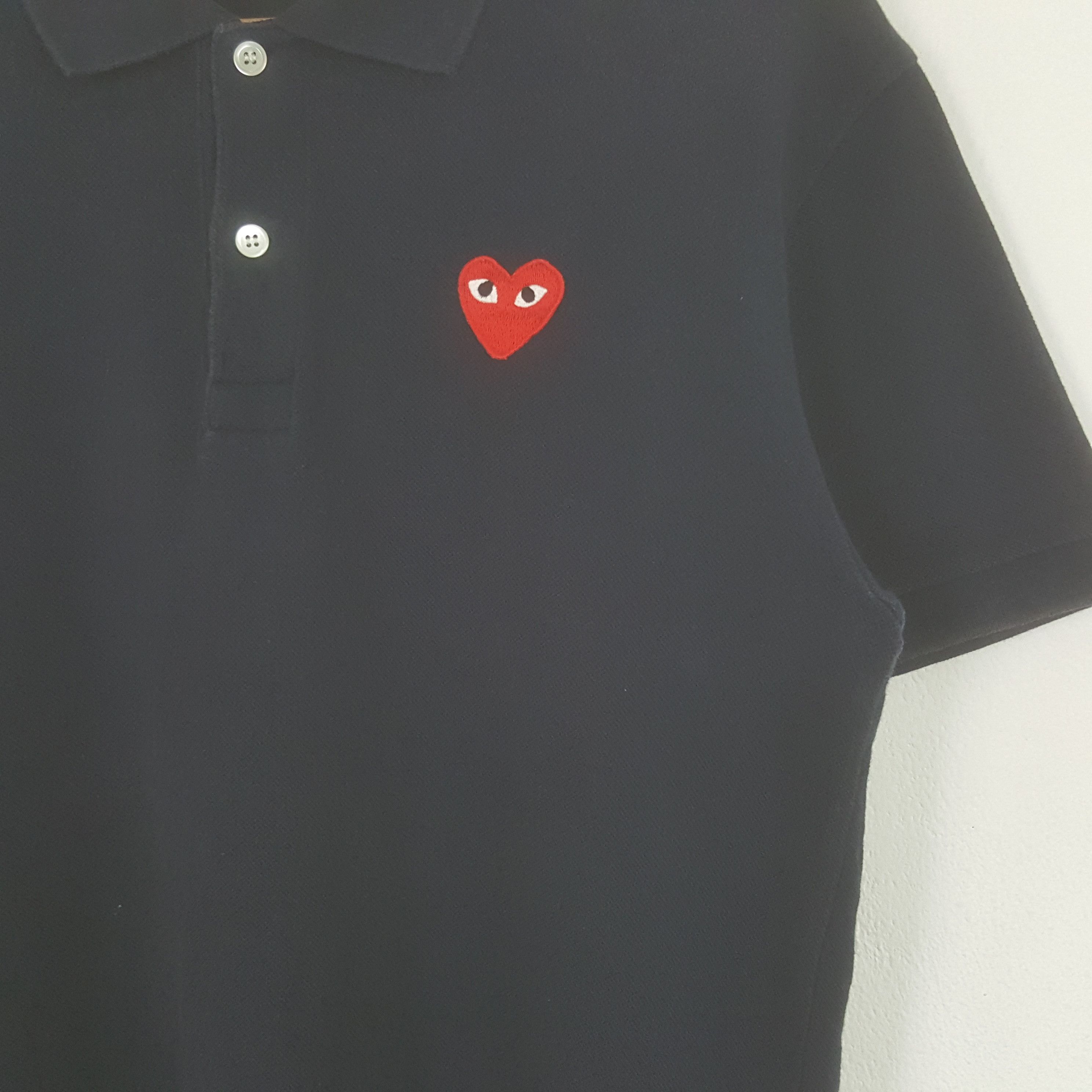 Comme des Garcons PLAY × Japanese Brand × Vintage Vintage Play Comme des Garcons Play Designer Polos Size US M / EU 48-50 / 2 - 2 Thumbnail