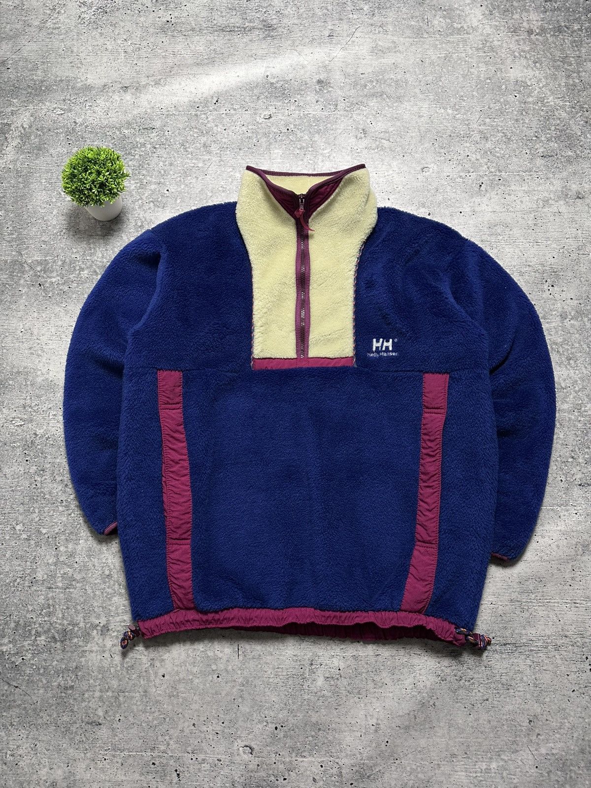 Helly Hansen Vintage Helly Hansen Pullover Nylon Pocket Fleece Jacket Size US L / EU 52-54 / 3 - 2 Thumbnail