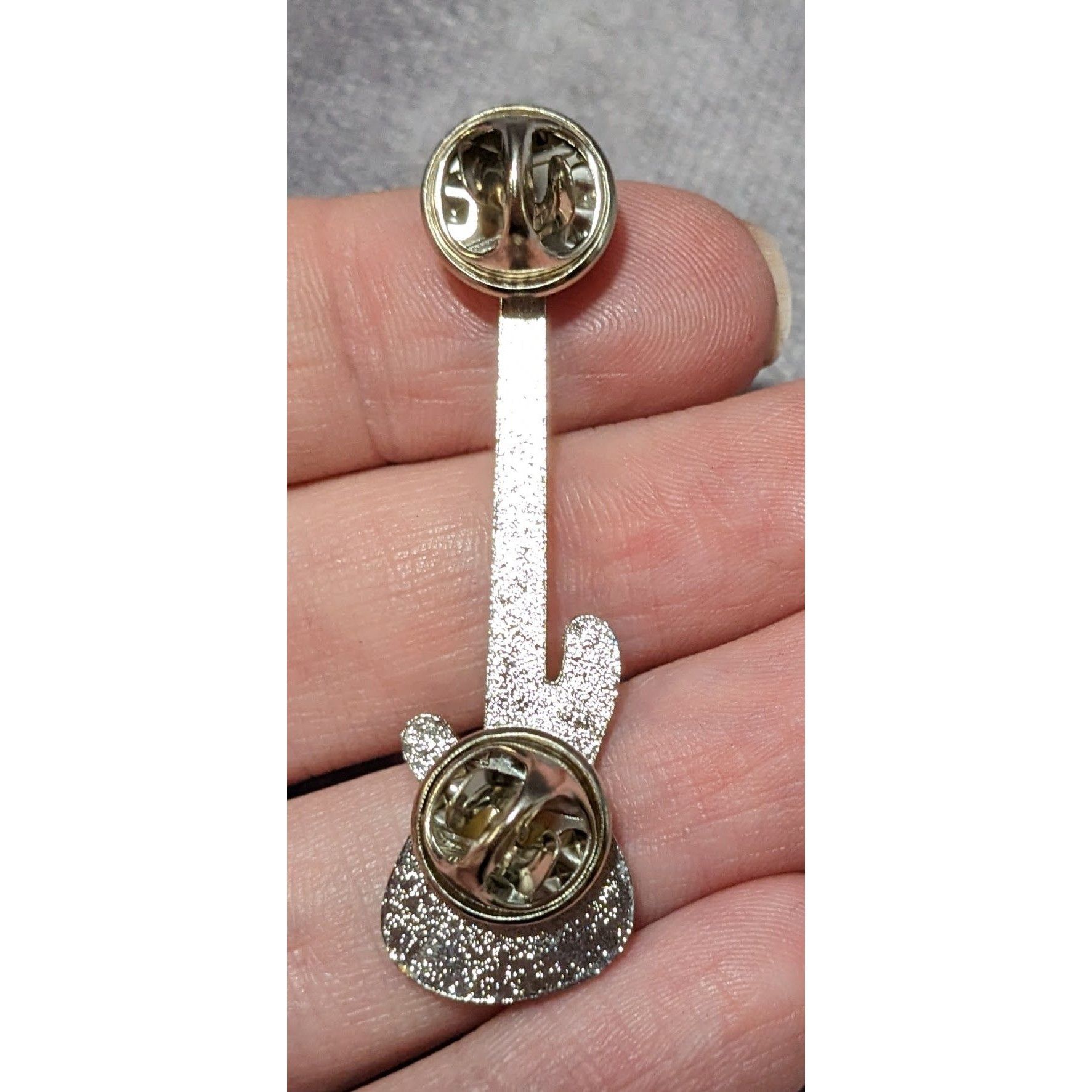 Other Black And Silver Enamel David Guitar Pin Size ONE SIZE - 4 Thumbnail