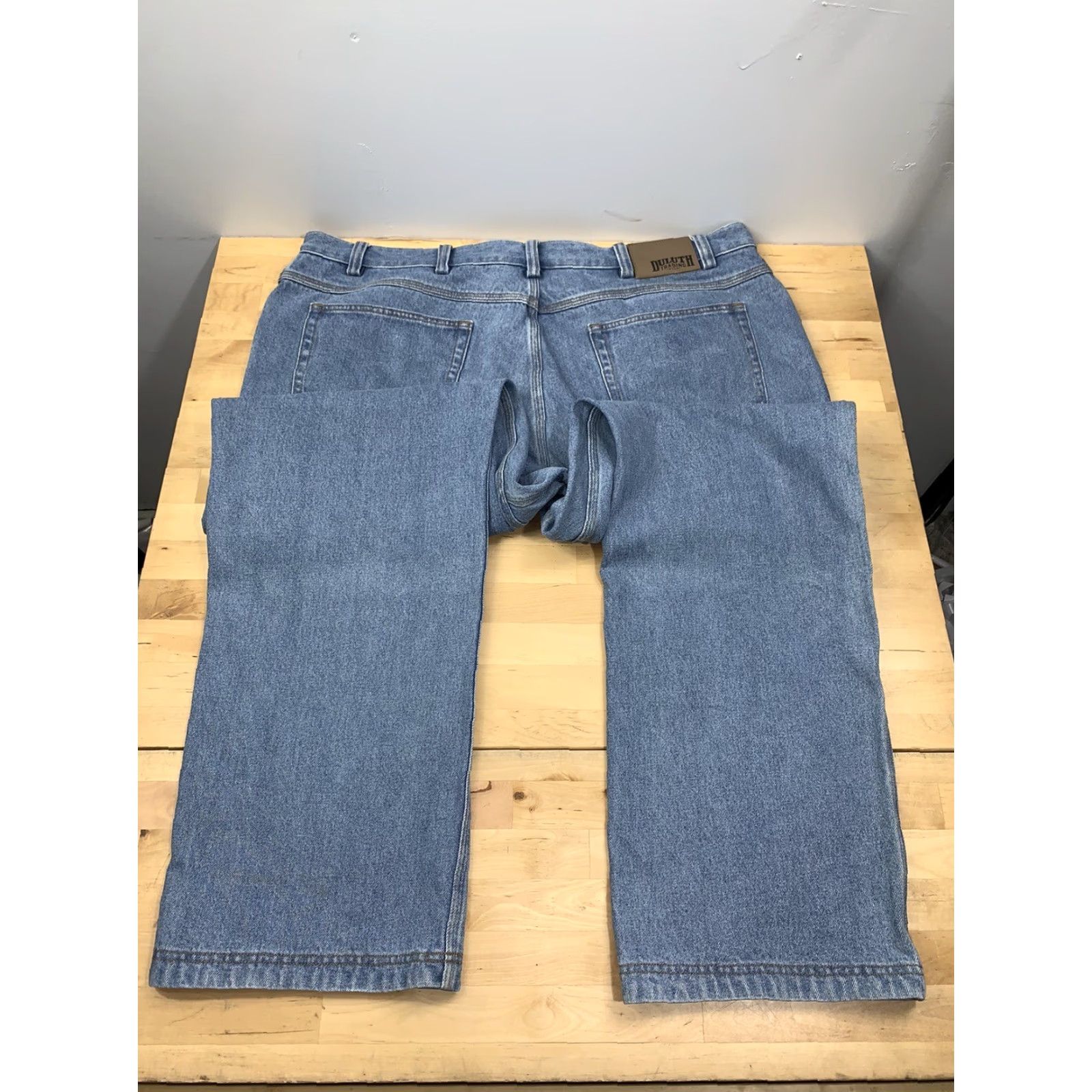 CO Duluth Denim Jeans 44x34 Jeans Men Duluth Denim Blue Regular Straight Workwear 44 34 Mens Size US 44 / EU 60 - 3 Thumbnail